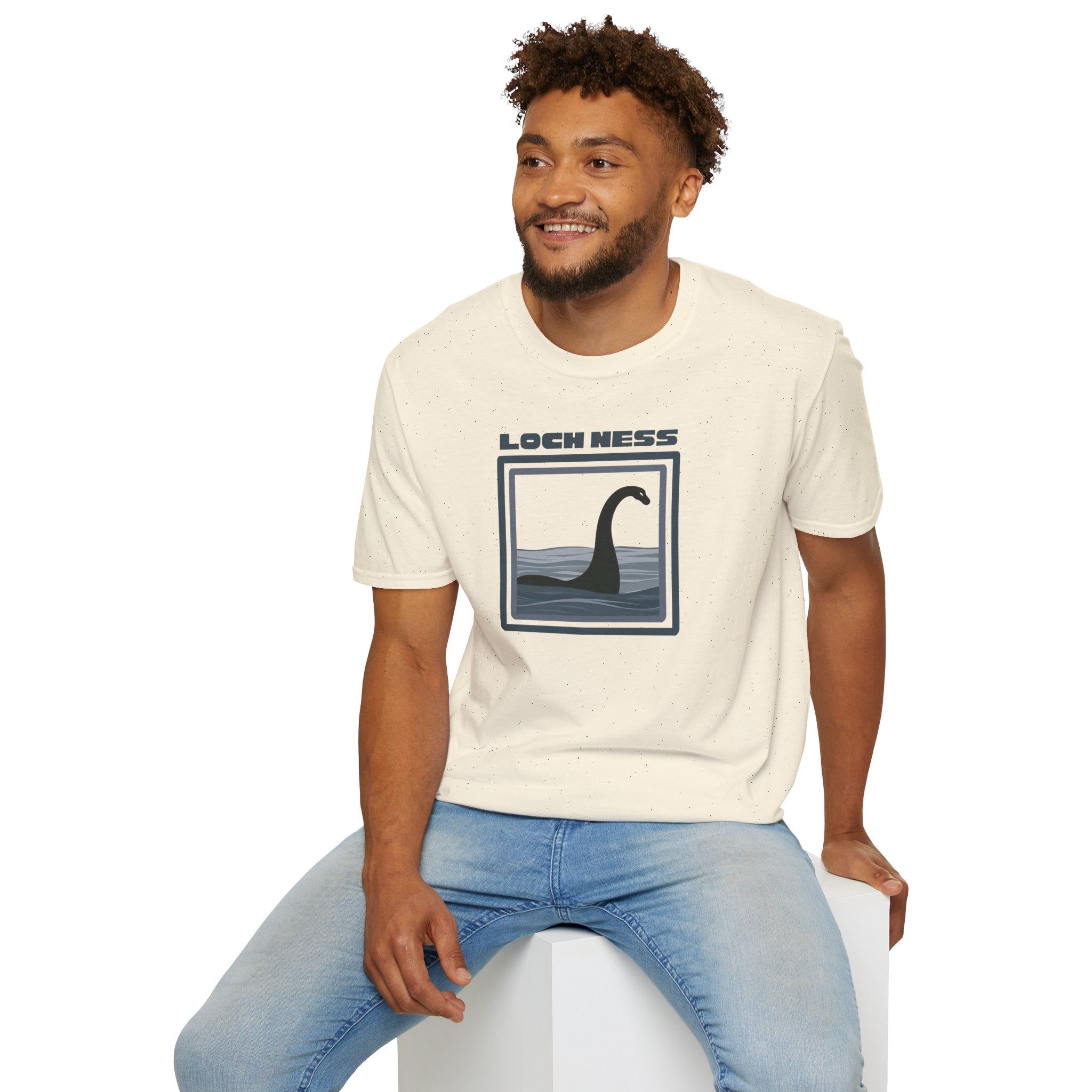 Lochness Monster Shirt: Plesiosaurus Graphic Tee, Nessie T-Shirt, Loch Ness Retro Clothing