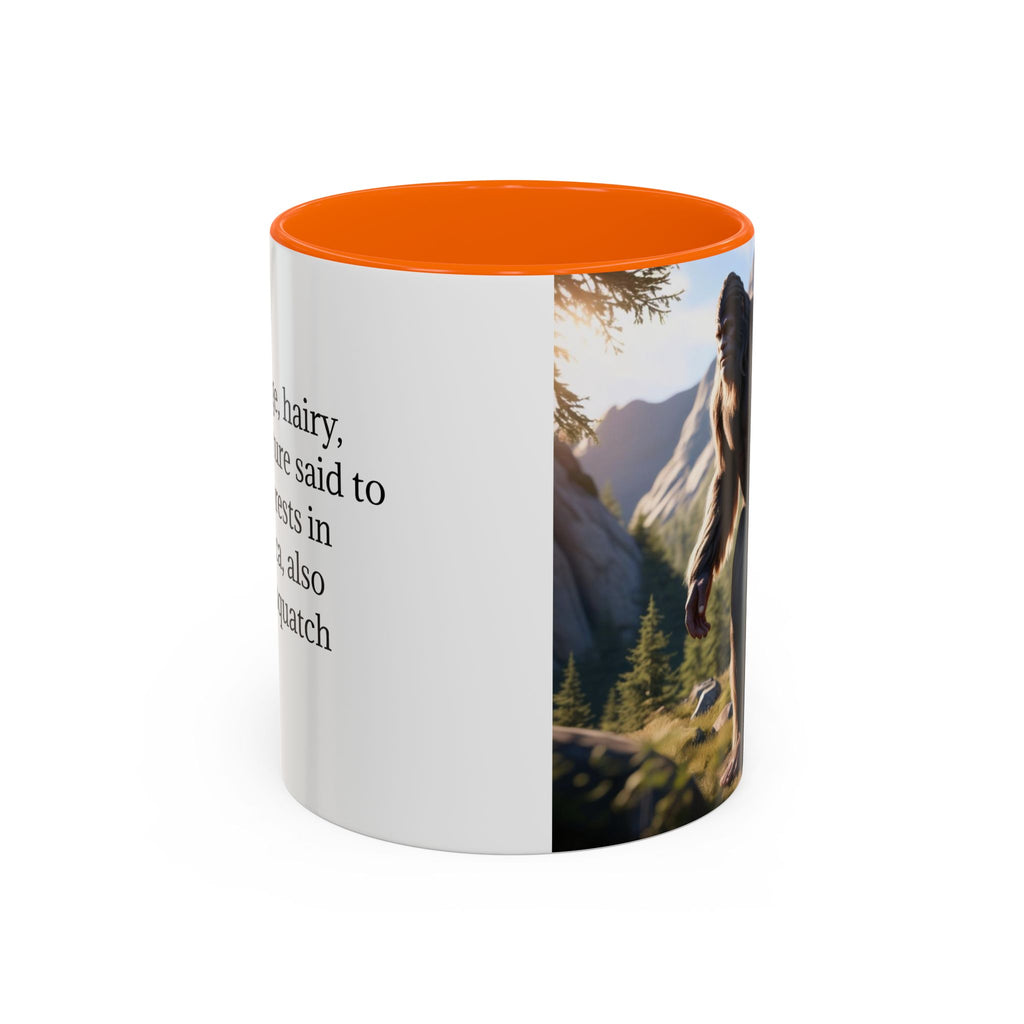 Bigfoot Coffee Cup: Sasquatch Coffee Mug, Pacific Northwest Cryptid, Mythical Creature