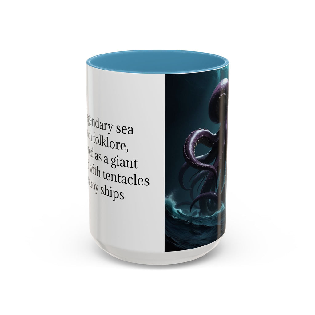 Kraken Coffee Cup: Giant Squid Coffee Mug, Mythical Creature, Octopus Gift