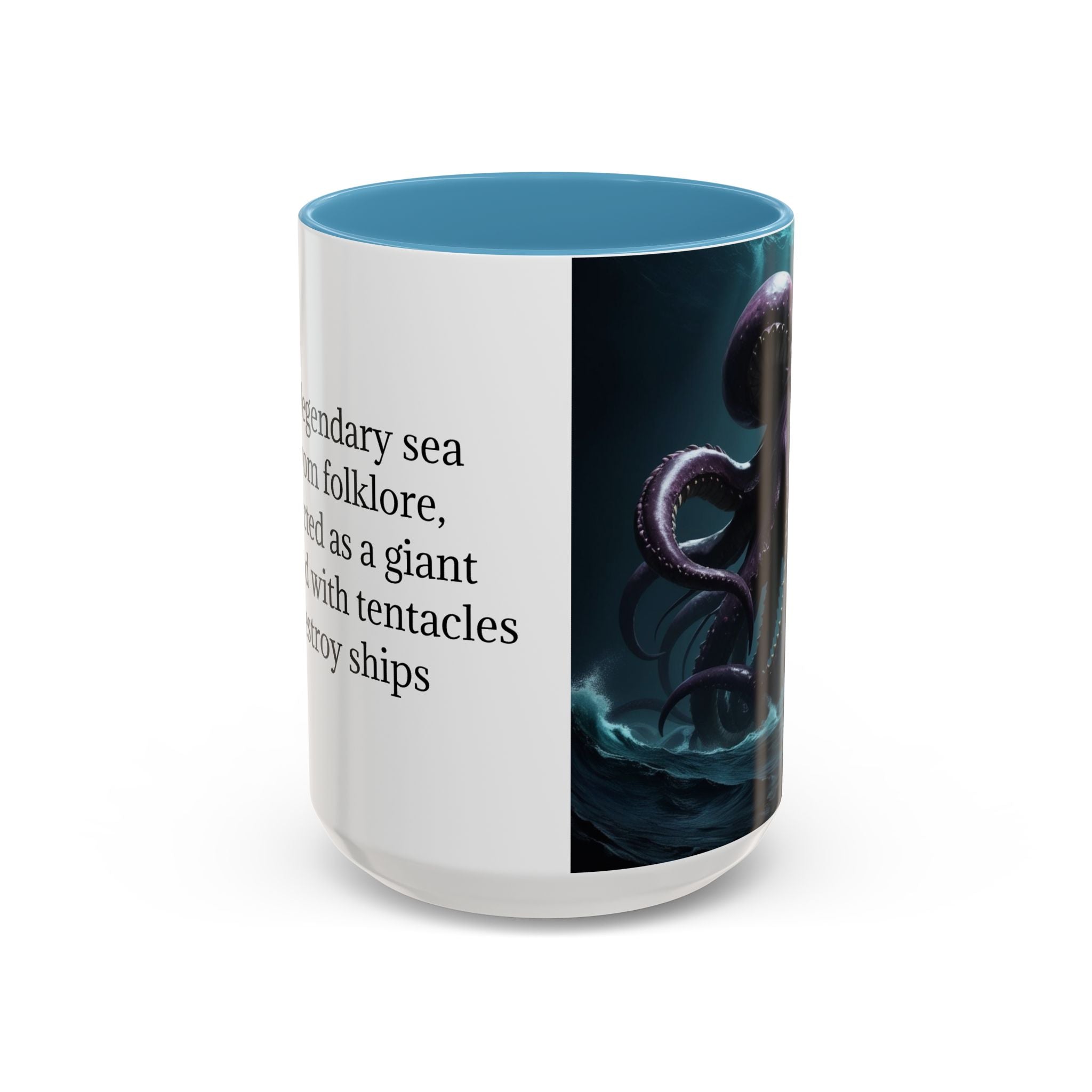 Kraken Coffee Cup: Giant Squid Coffee Mug, Mythical Creature, Octopus Gift