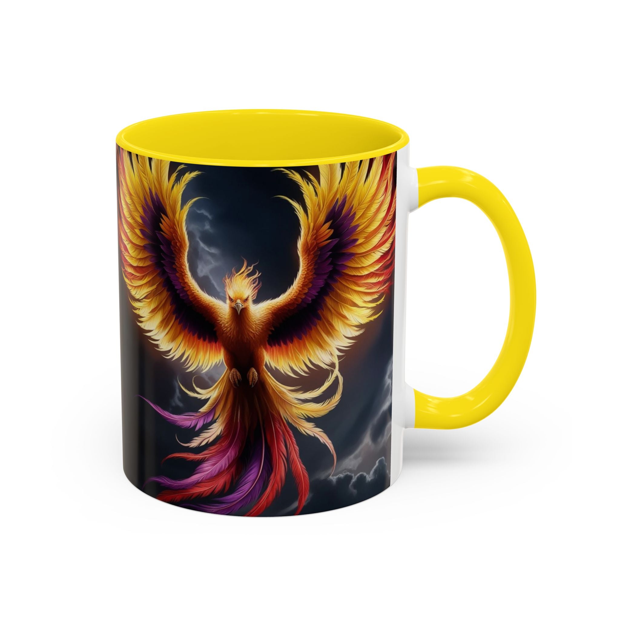 Phoenix Coffee Mug: Mythical Firebird Ceramic Cup, Fantasy Mug, Legendary Creature