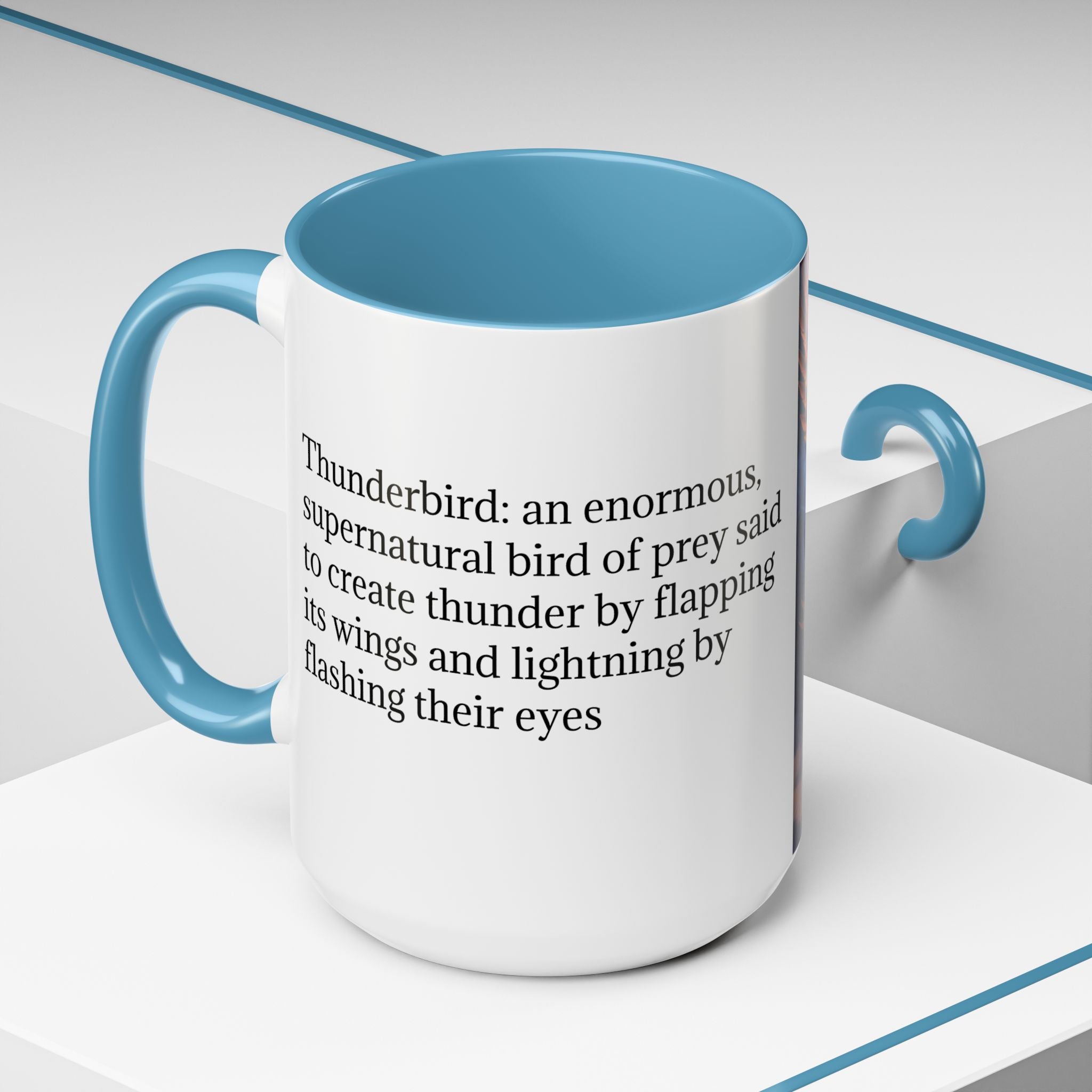 Thunderbird Coffee Mug: Native American Spirit Animal, Southwest Folklore