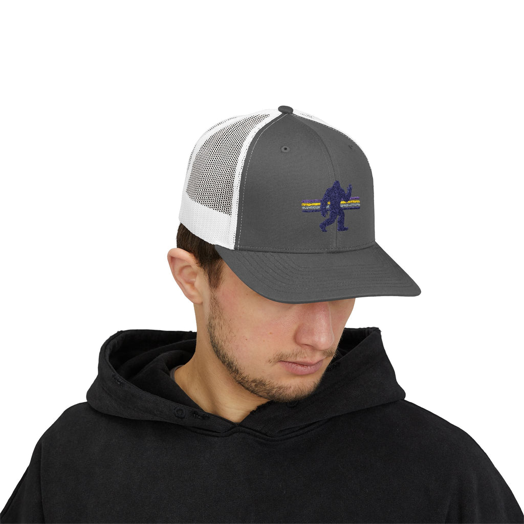 Bigfoot Baseball Cap: Sasquatch Trucker Hat, Snapback Hat, Embroidered Outdoor Gear