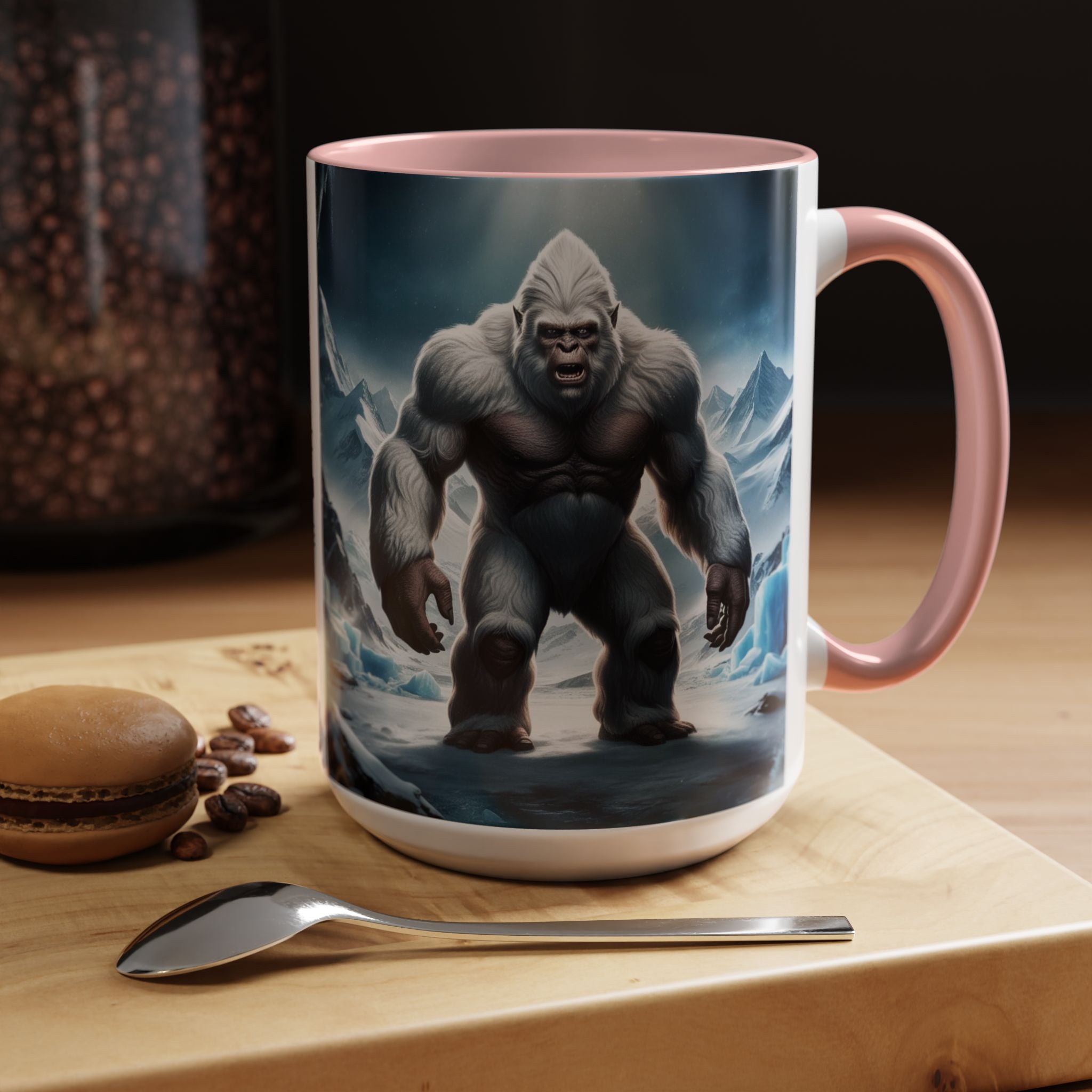 Yeti Coffee Mug: Abominable Snowman, Sasquatch Camping Gift, Himalayan Mountain Cryptid