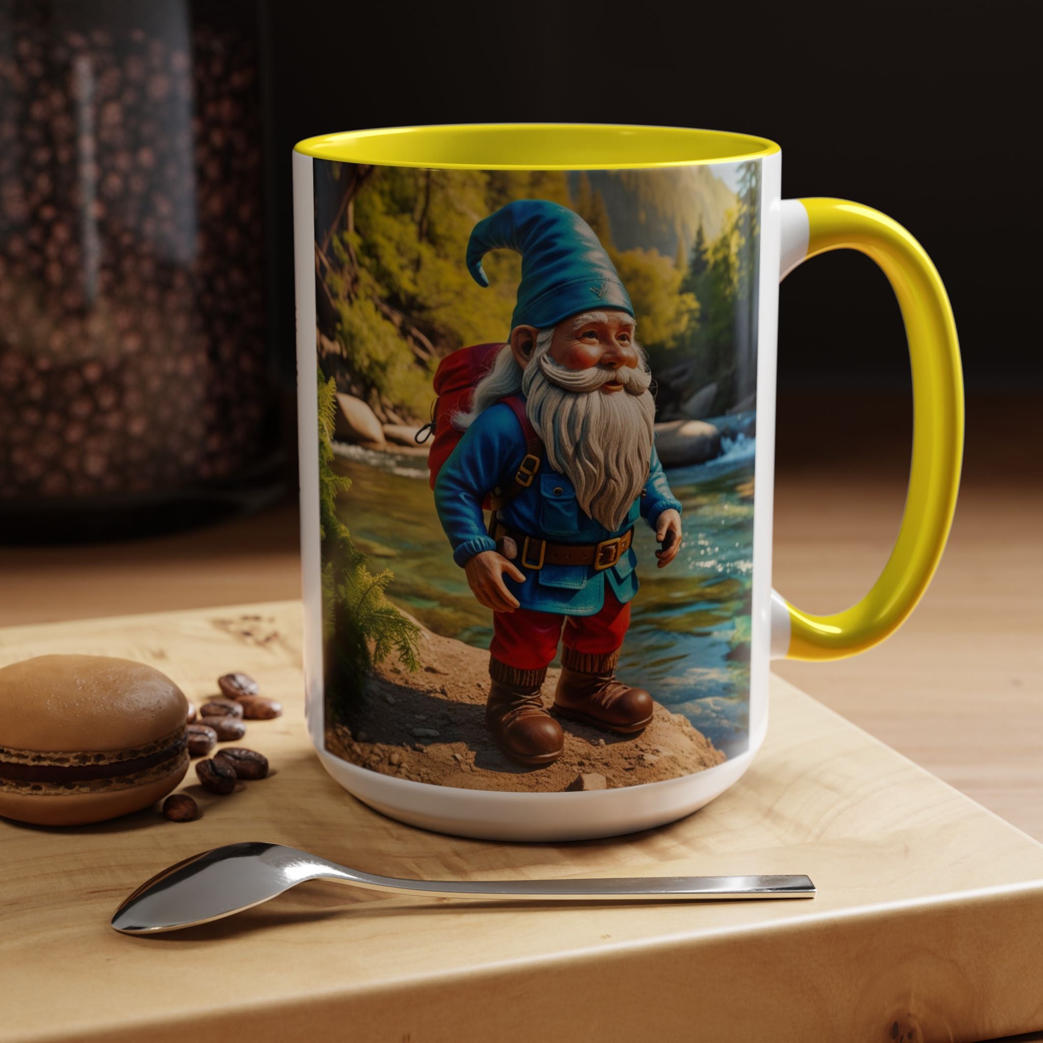 Gnome Mug: Nordic Folklore Gift, Scandinavian Nisse, Enchanted Creature Coffee Cup