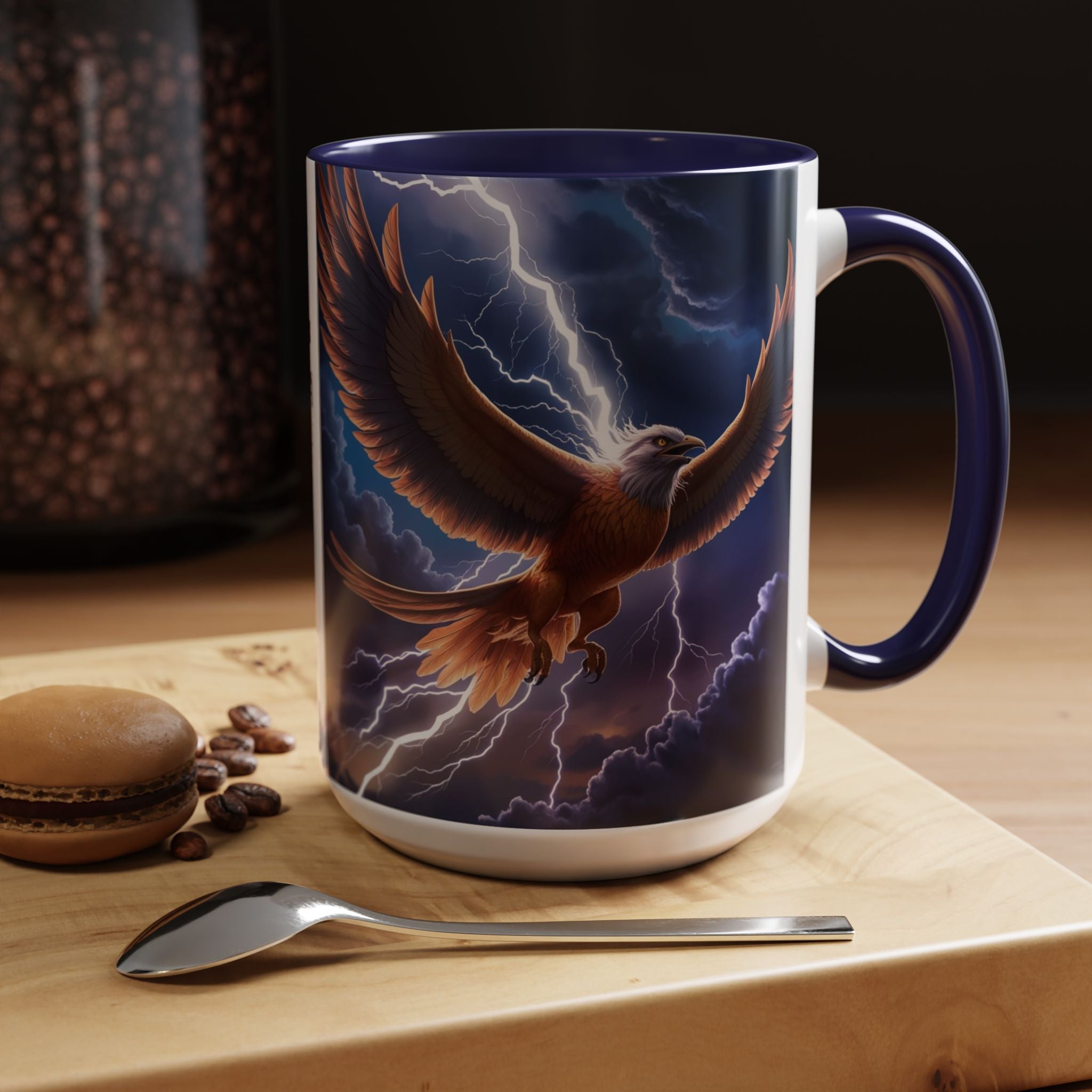 Thunderbird Coffee Mug: Native American Spirit Animal, Southwest Folklore