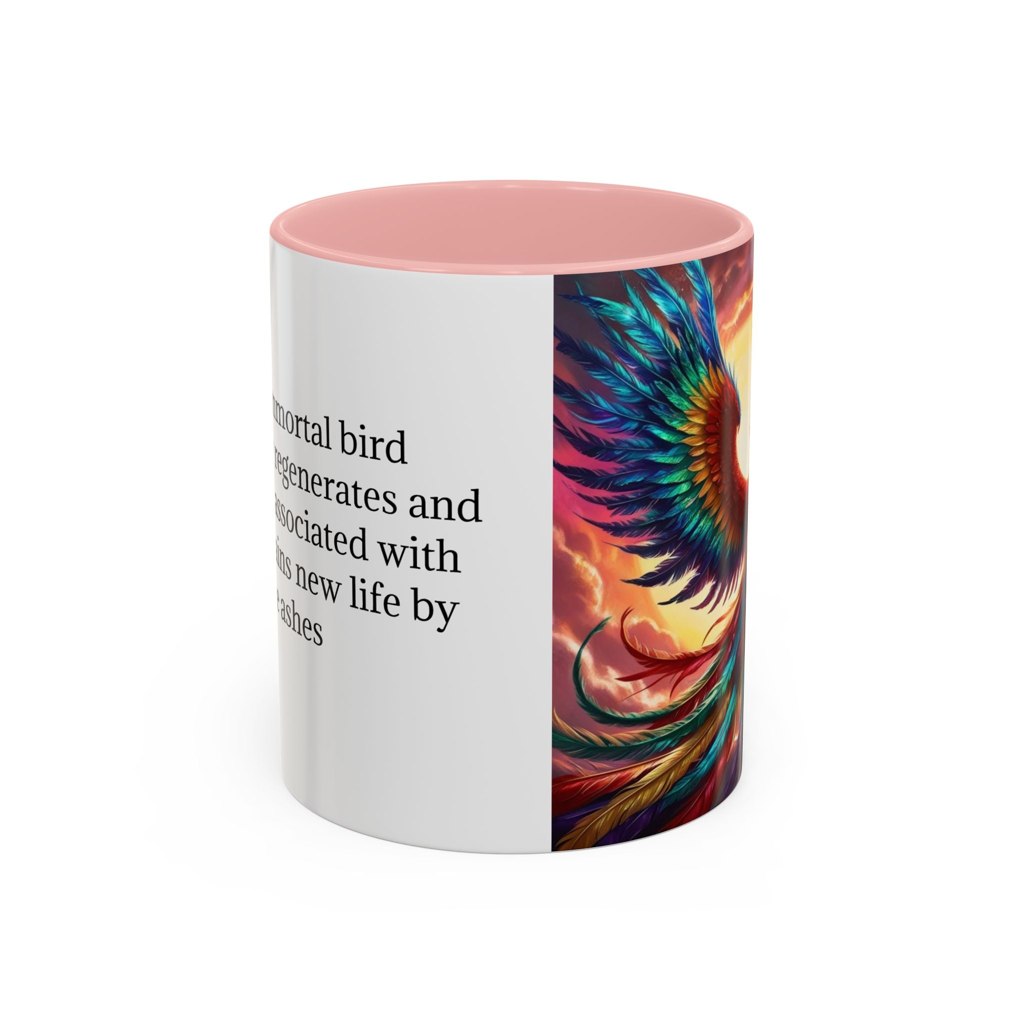 Phoenix Bird Coffee Cup: Mythical Creature, Firebird Coffee Mug, Rise from the Ashes