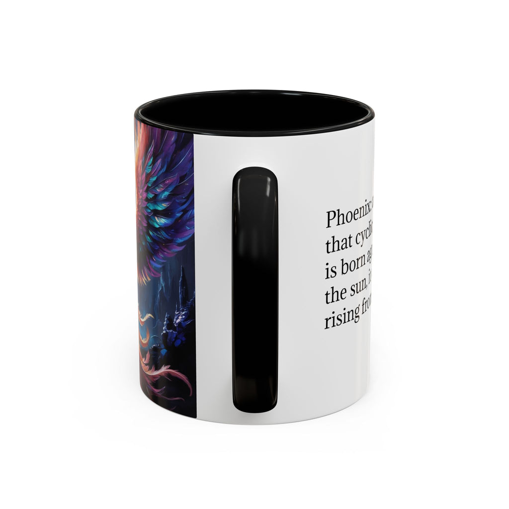 Phoenix Rising Coffee Mug: Firebird, Legendary Creature Coffee Cup, Gift for Women