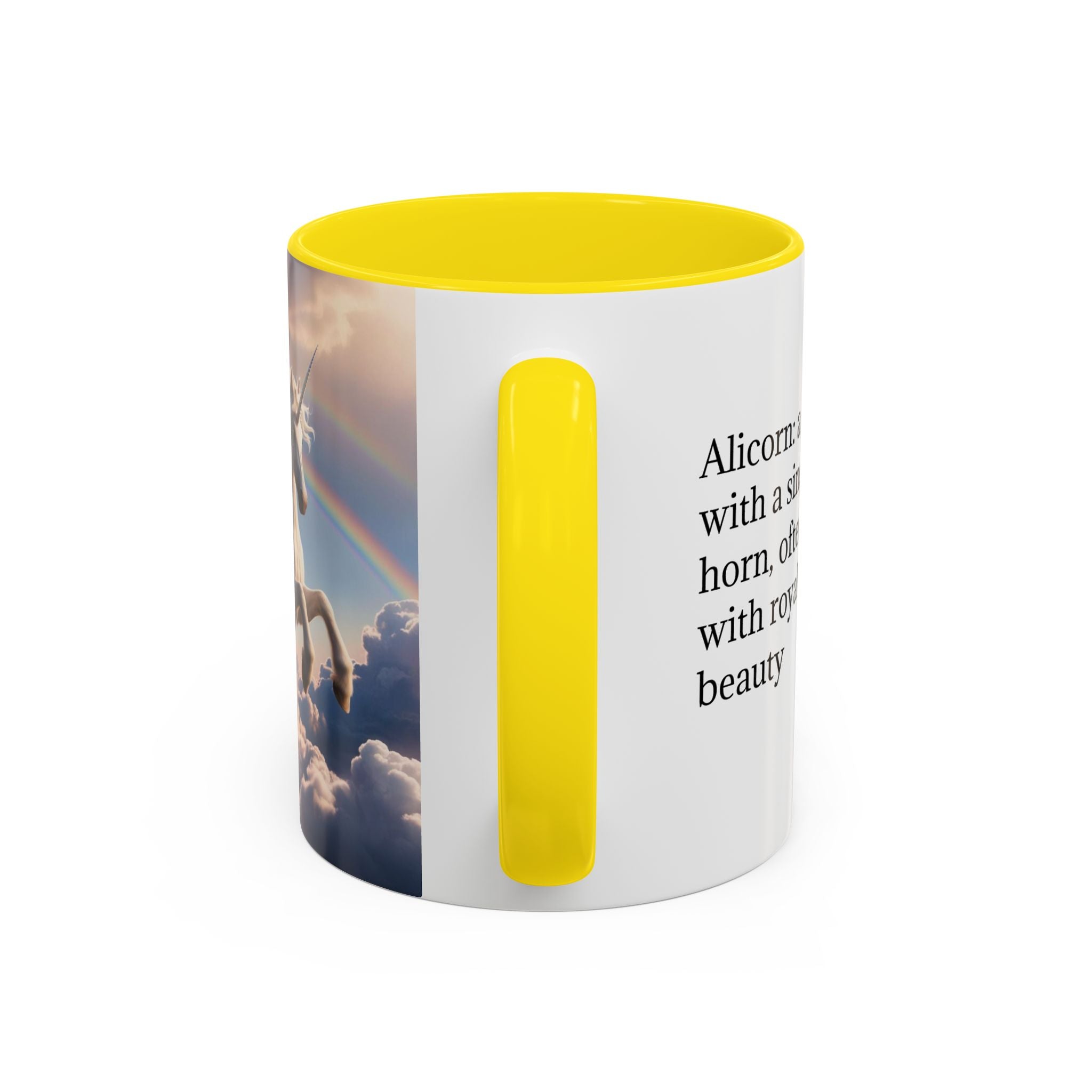 Unicorn Coffee Mug: Enchanted Alicorn, Mythical Creature, Fairytale Gift (Pink)