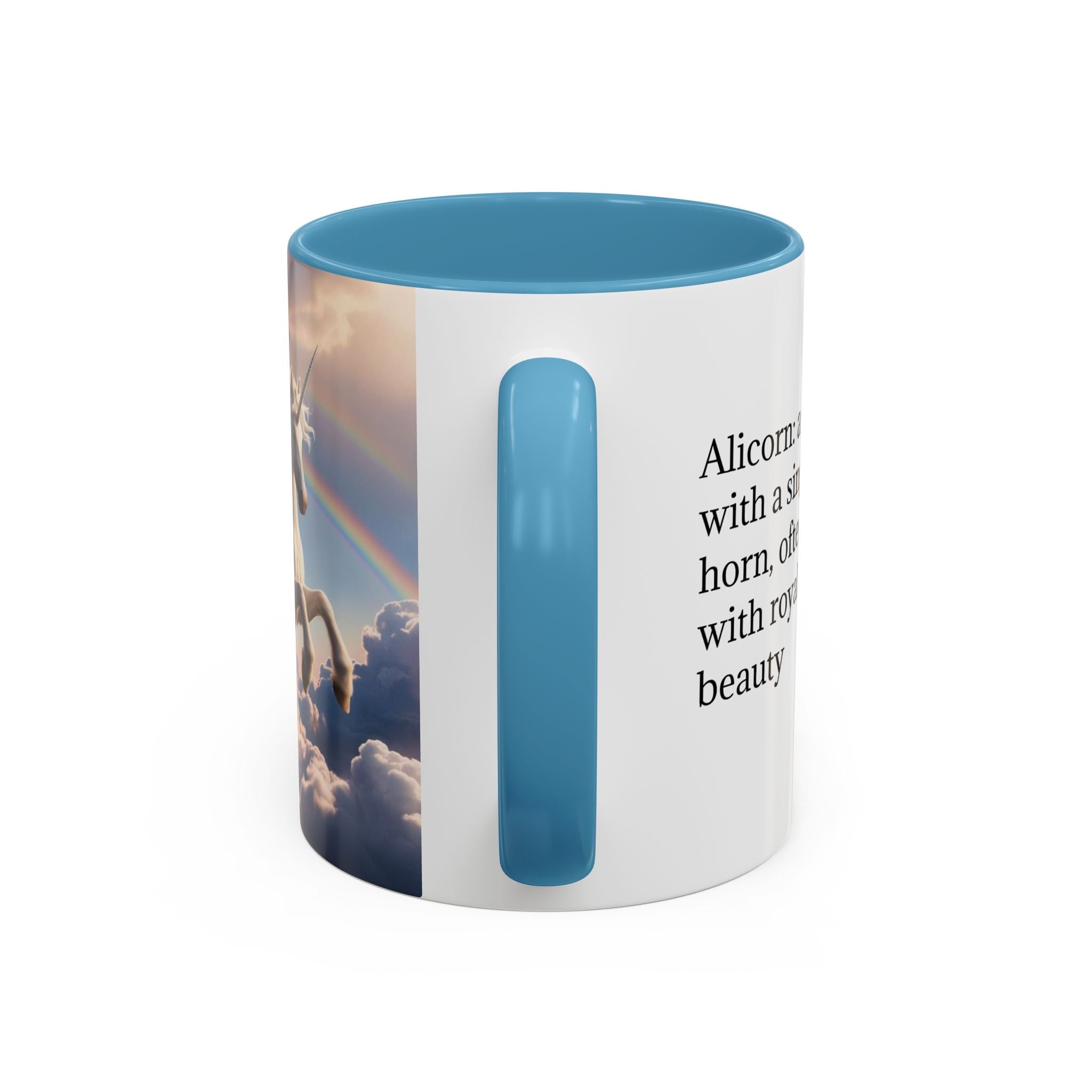 Unicorn Coffee Mug: Enchanted Alicorn, Mythical Creature, Fairytale Gift (Pink)