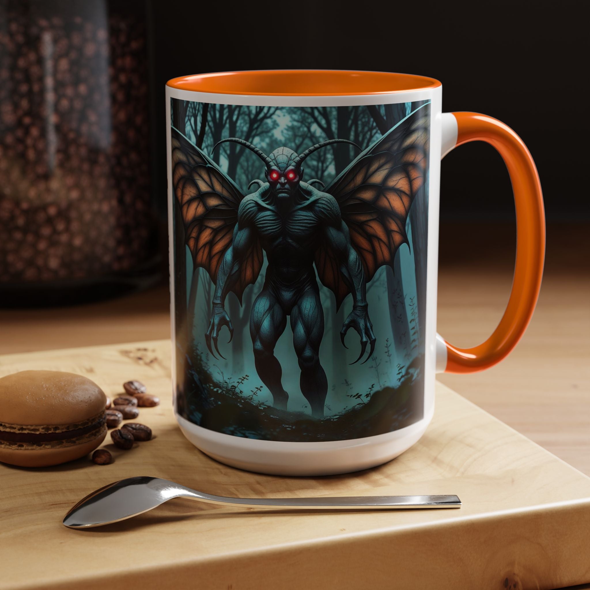 Mothman Mug: Supernatural Coffee Cup, Mythical Creature, Urban Legend (Forrest)