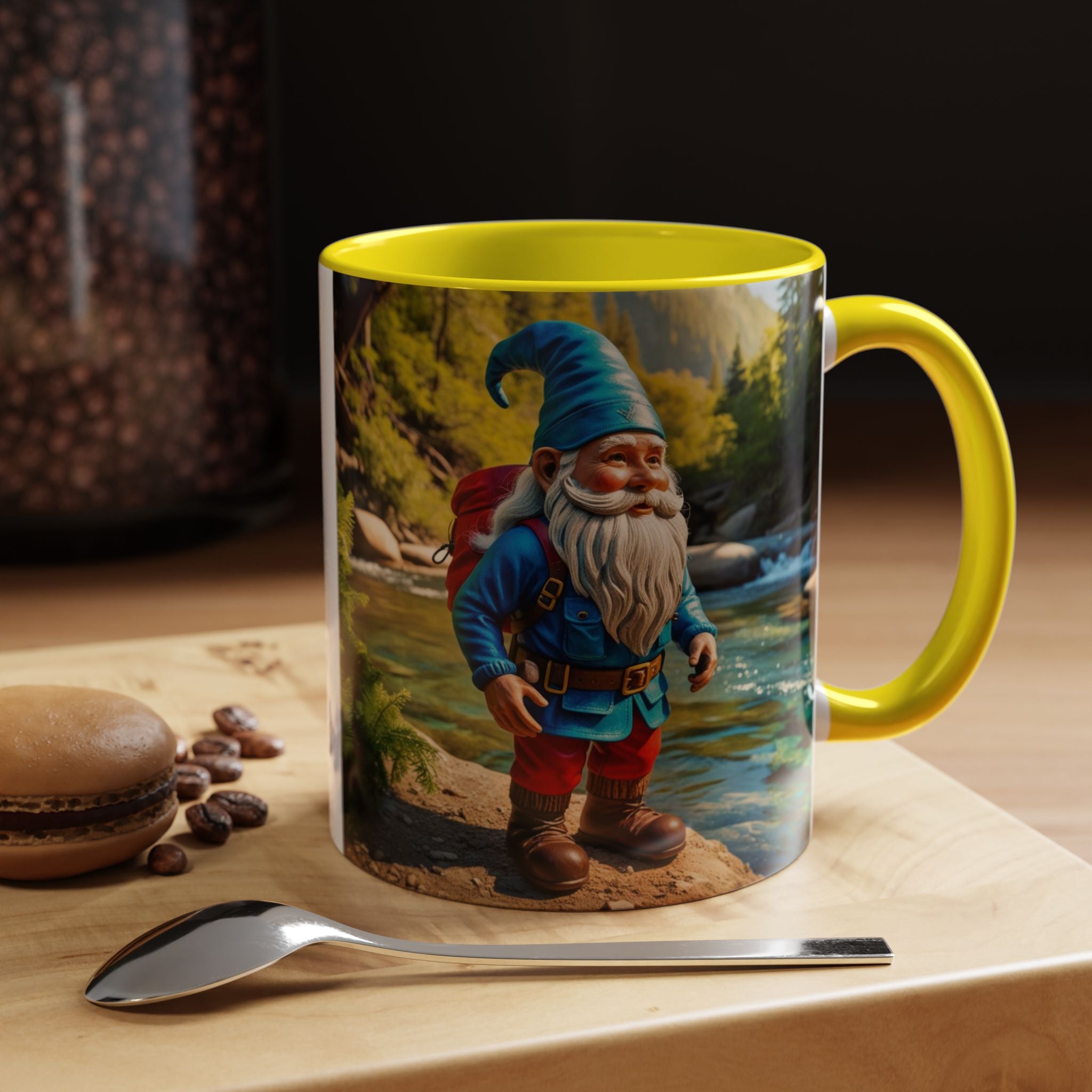 Gnome Mug: Nordic Folklore Gift, Scandinavian Nisse, Enchanted Creature Coffee Cup