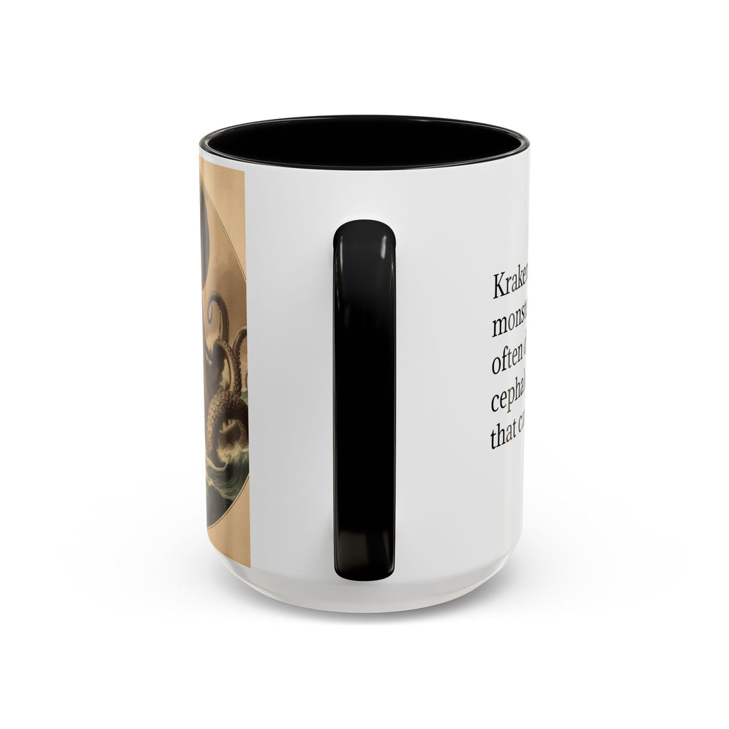 Kraken Coffee Cup: Giant Squid Coffee Mug, Mugs for Men, Mythical Creature