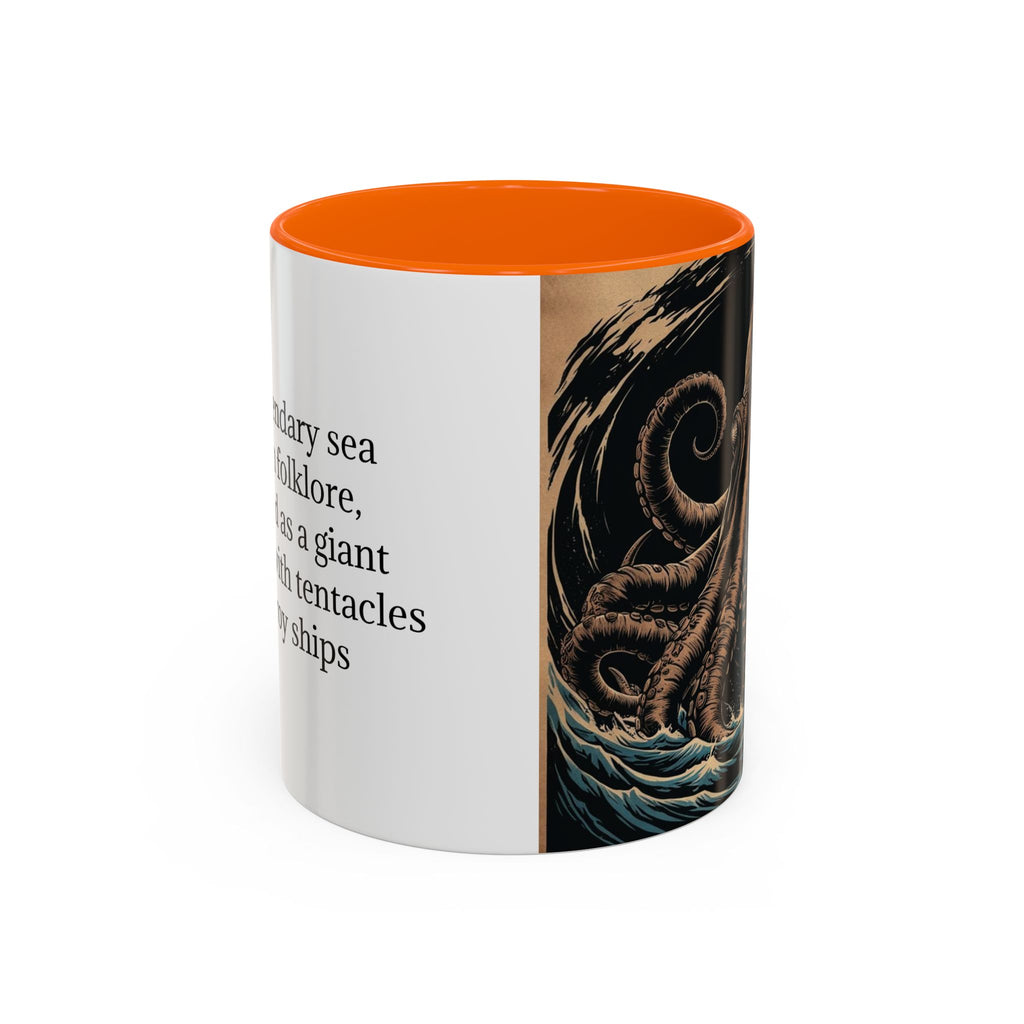 Kraken Coffee Mug: Giant Squid Coffee Cup, Sea Creature, Mugs for Men