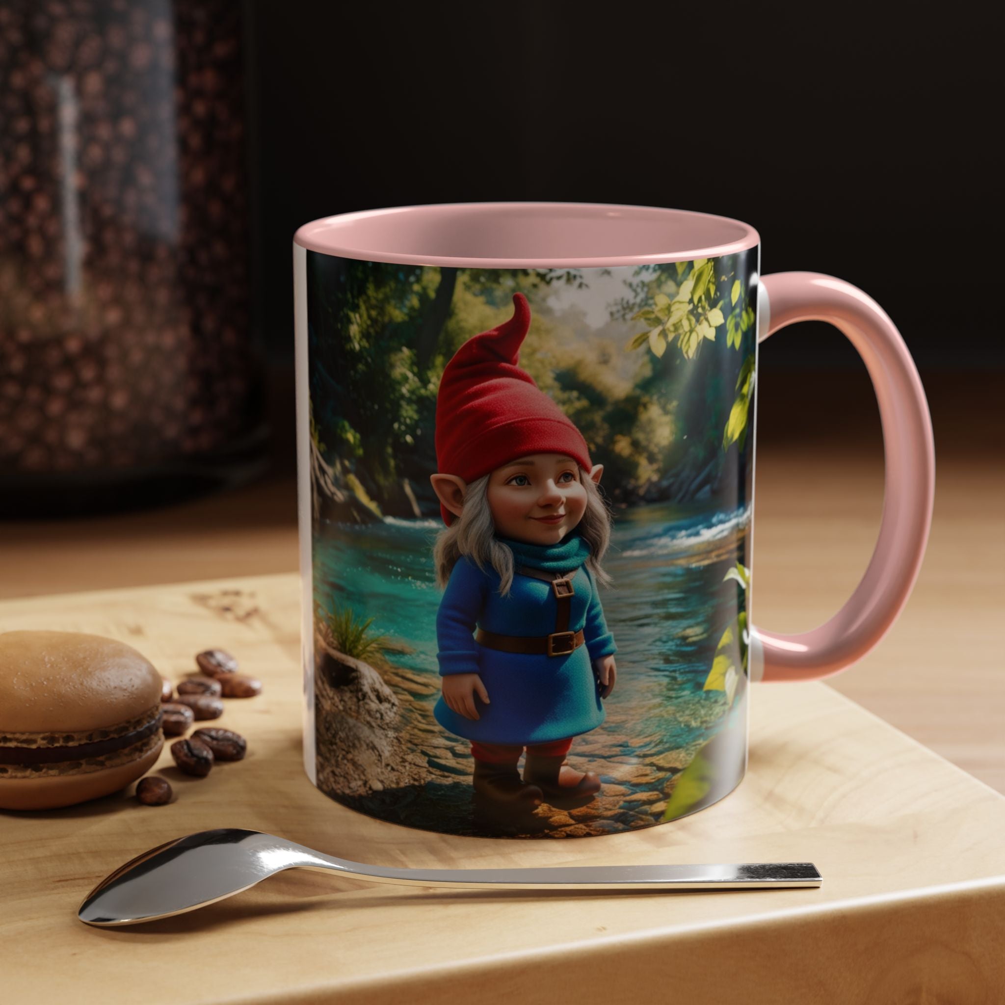 Gnome Mug: Scandinavian Nisse, Nordic Folklore Gift, Mythical Creature Coffee Cup