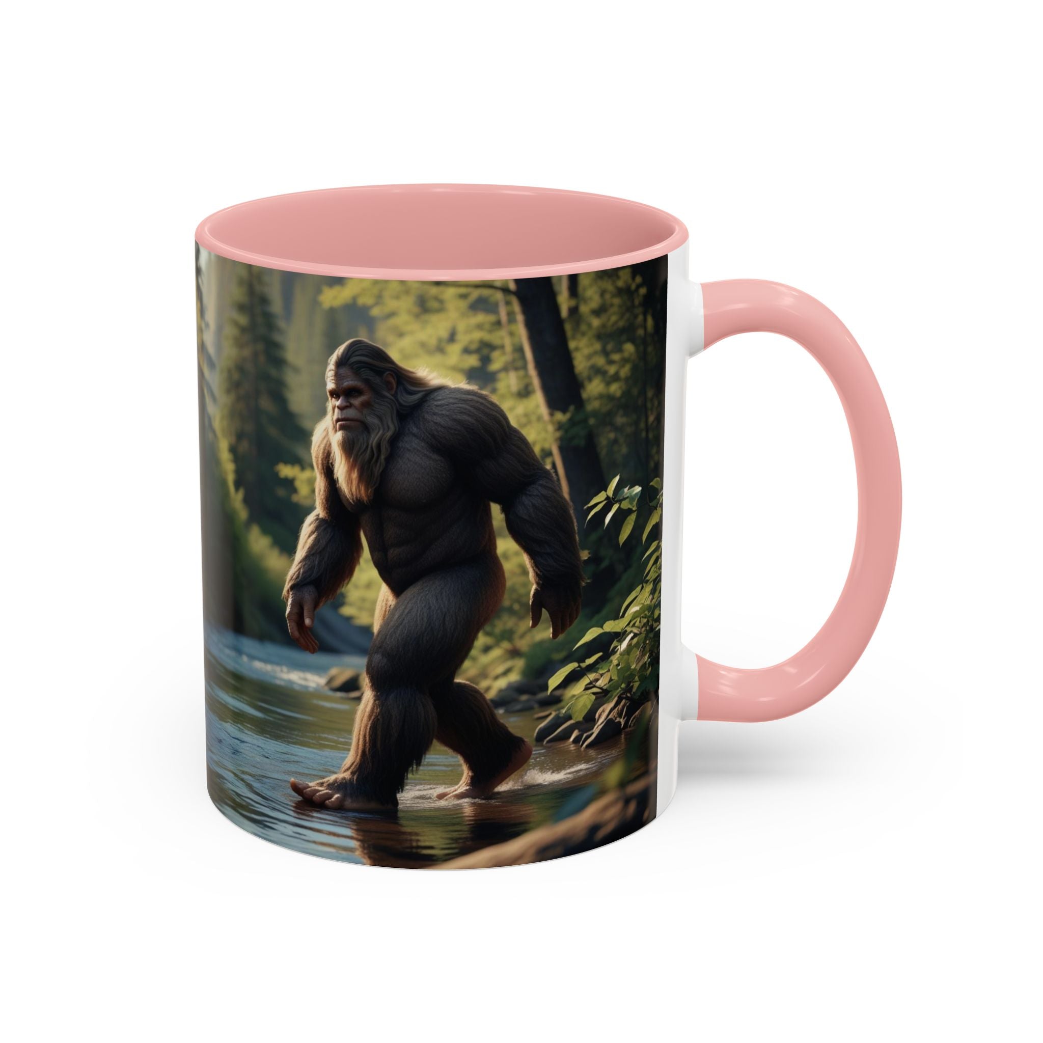 Bigfoot Coffee Mug: Sasquatch, Forest Cryptid, Mythical Creature, Camping Gift