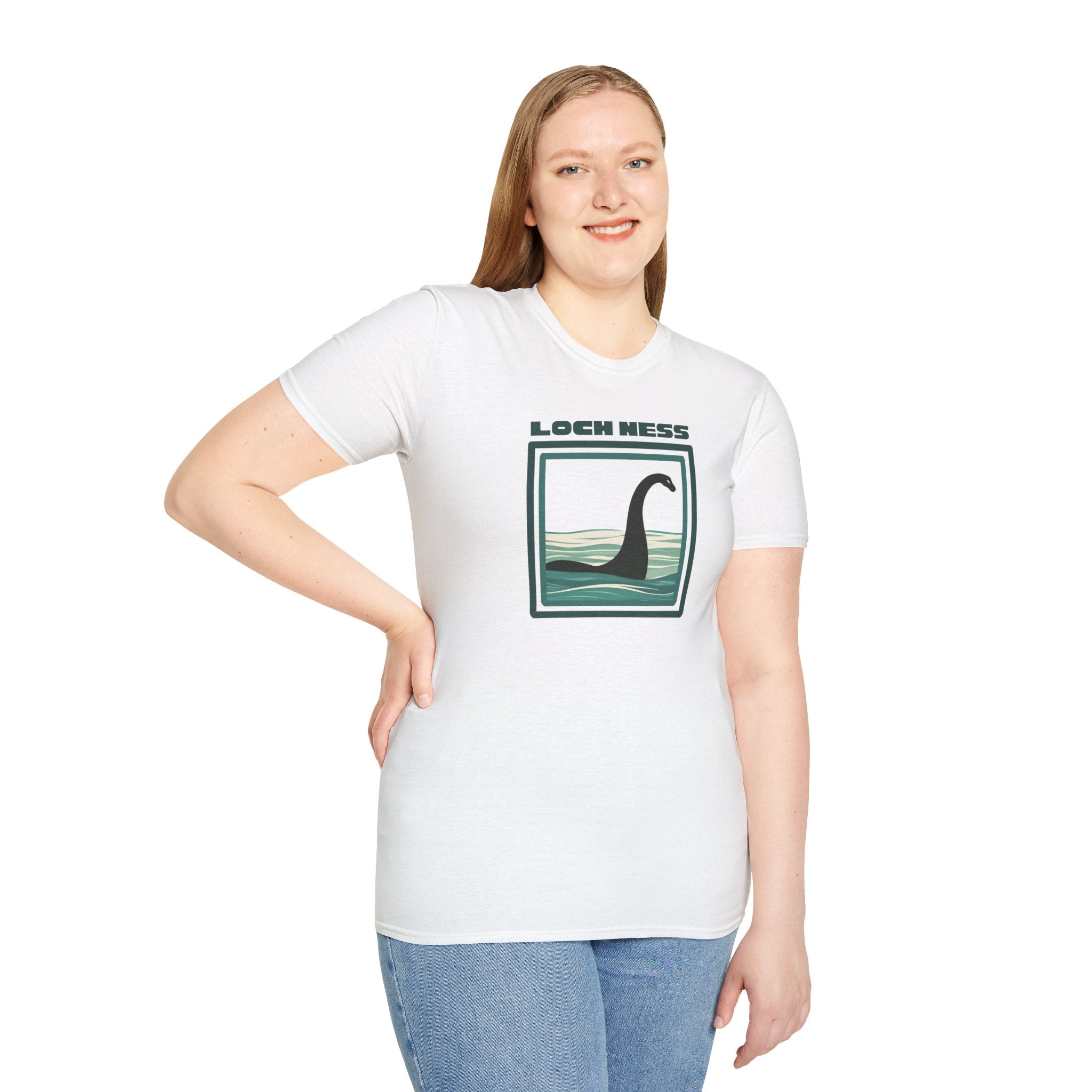 Lochness Monster Shirt: Nessie T-Shirt, Plesiosaurus Graphic Tee, Loch Ness Retro Clothing