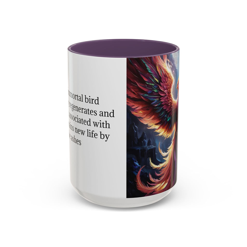 Phoenix Rising Coffee Mug: Firebird, Legendary Creature Coffee Cup, Gift for Women