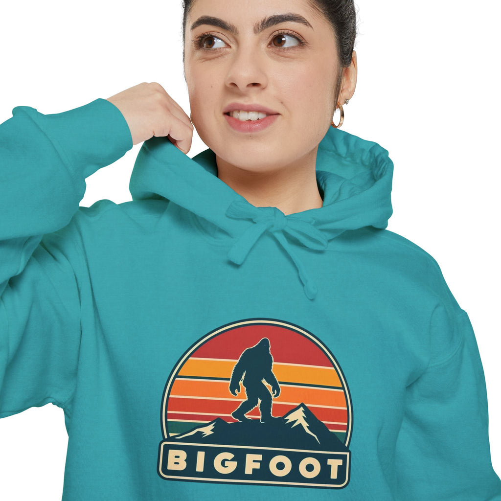 Bigfoot Hoodie Comfort Colors® | Sasquatch Sweatshirt, Cozy Unisex Pullover, Wilderness Adventure Apparel,