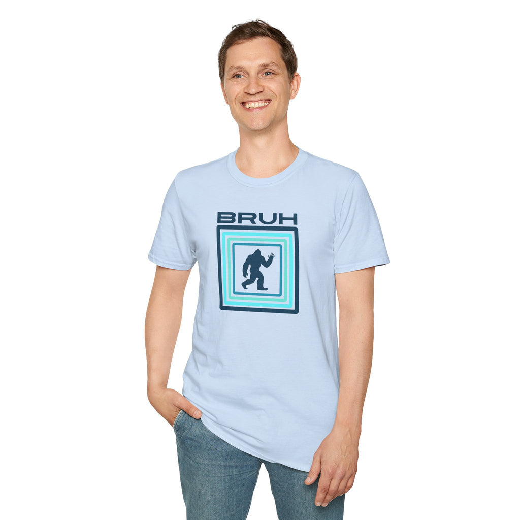 Bigfoot Graphic Tee: Sasquatch Shirt, Bruh, Soft Cotton T-shirt, Legendary Cryptid