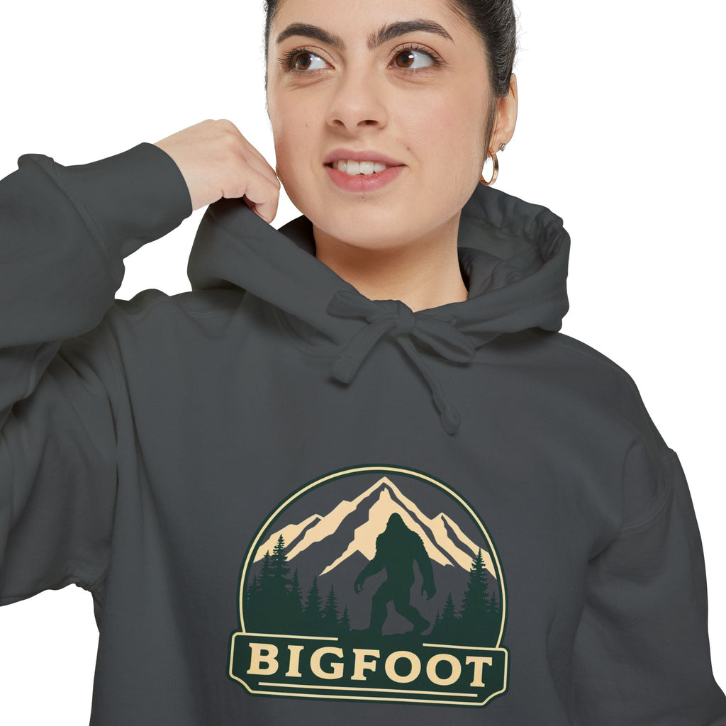Sasquatch Hoodie - Comfort Colors® | Bigfoot Sweatshirt, Hiking Gift for Nature Lovers, Cozy Unisex Pullover