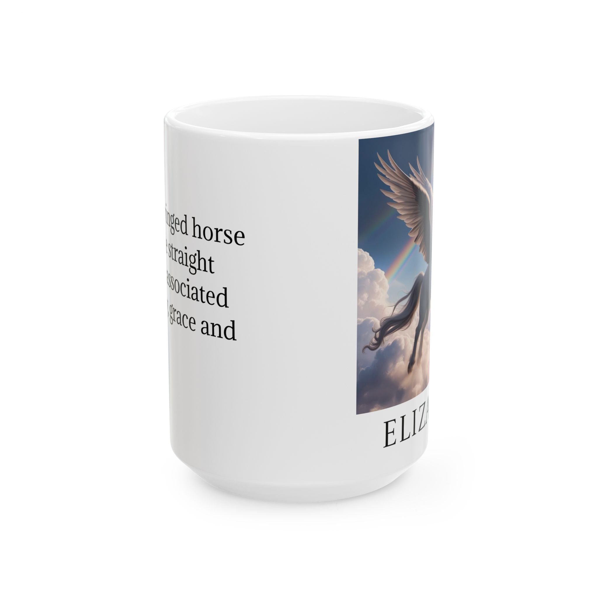 Customizable Unicorn Mug: Enchanted Alicorn, Mythical Creature, Personalized Fairytale Gift