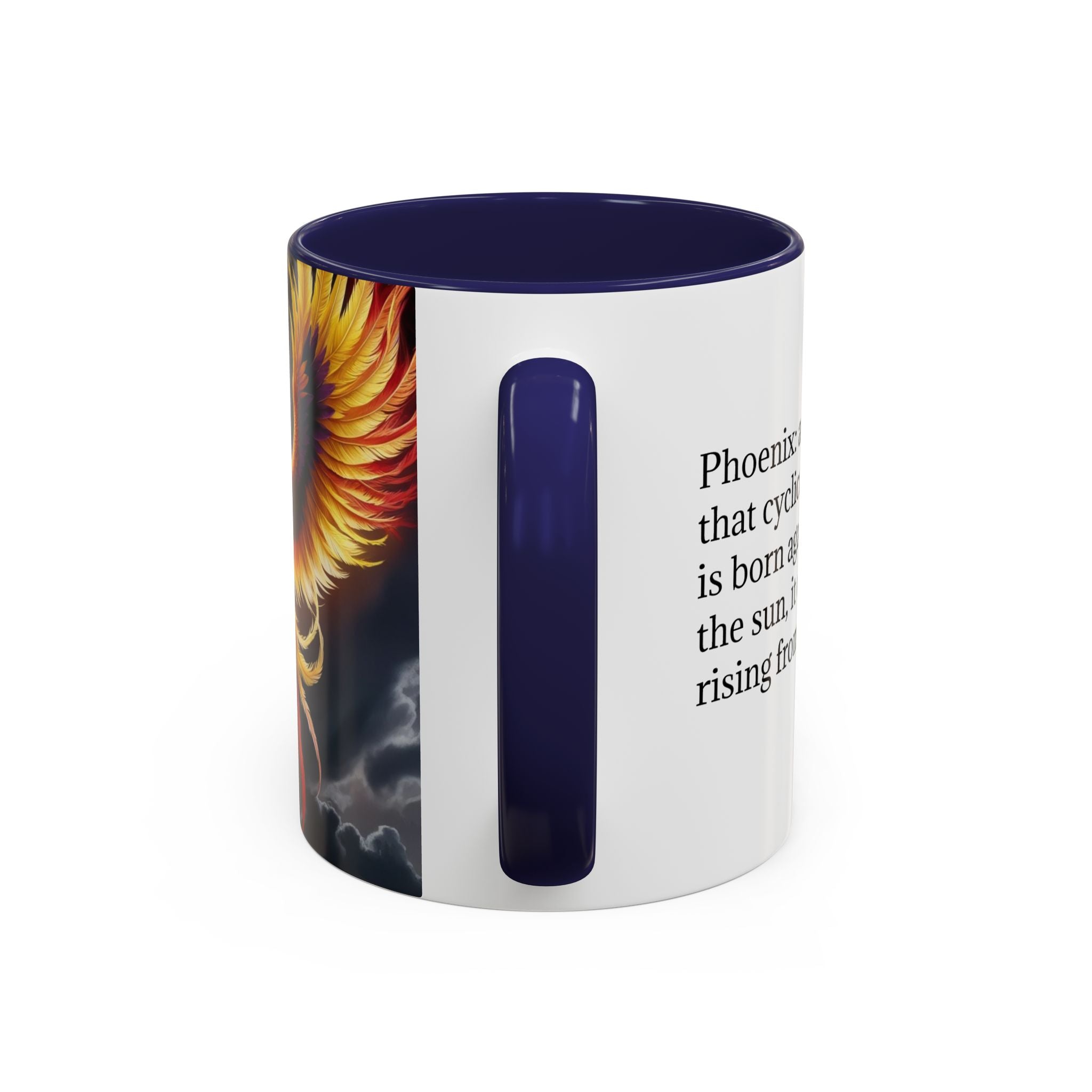 Phoenix Coffee Mug: Mythical Firebird Ceramic Cup, Fantasy Mug, Legendary Creature