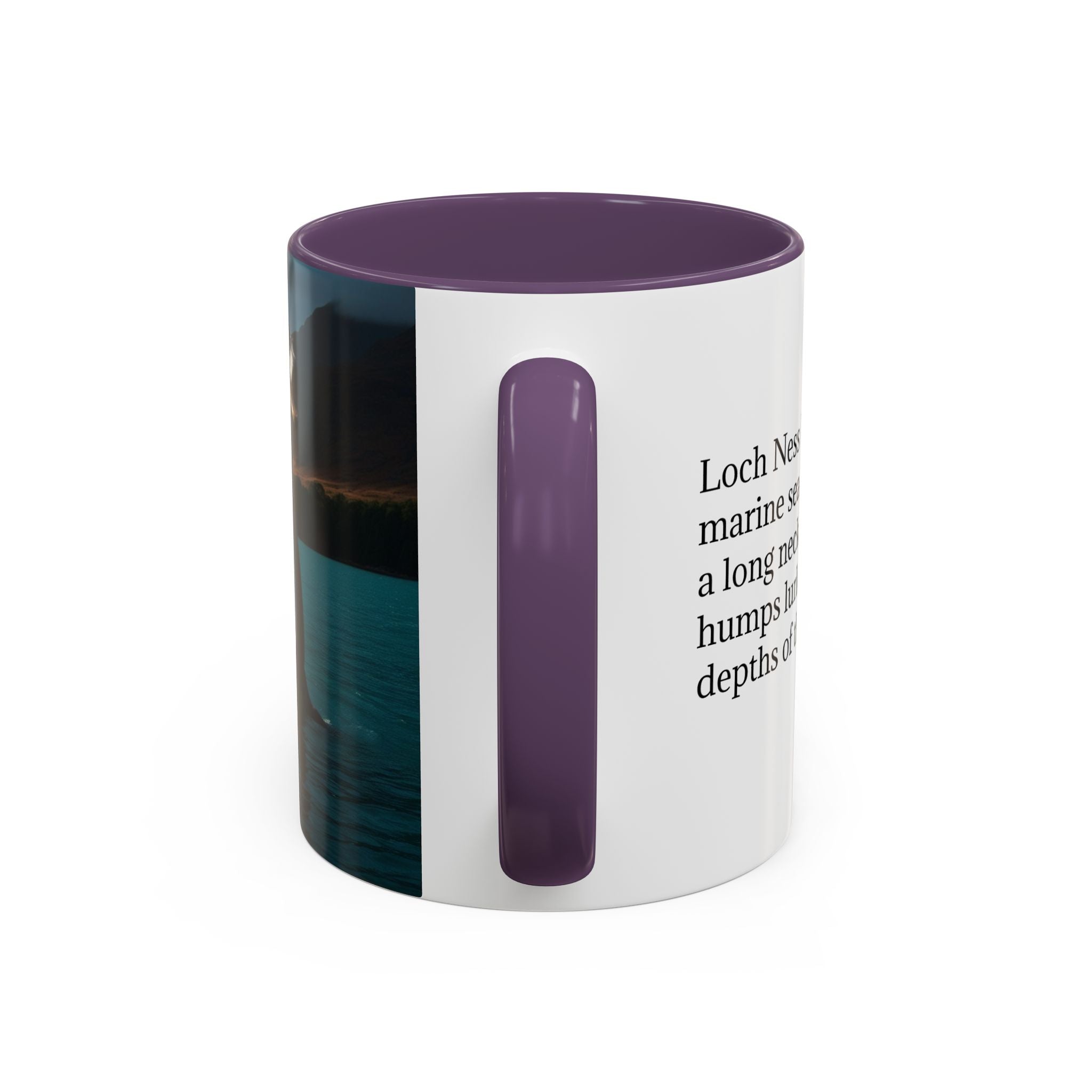 Loch Ness Monster Coffee Mug: Nessie Cryptid Gift, Scottish Sea Creature