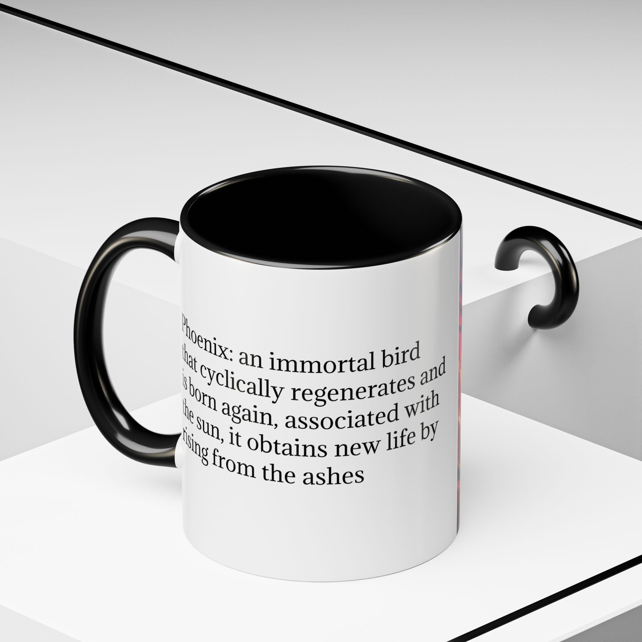 Phoenix Bird Coffee Cup: Mythical Creature, Firebird Coffee Mug, Rise from the Ashes