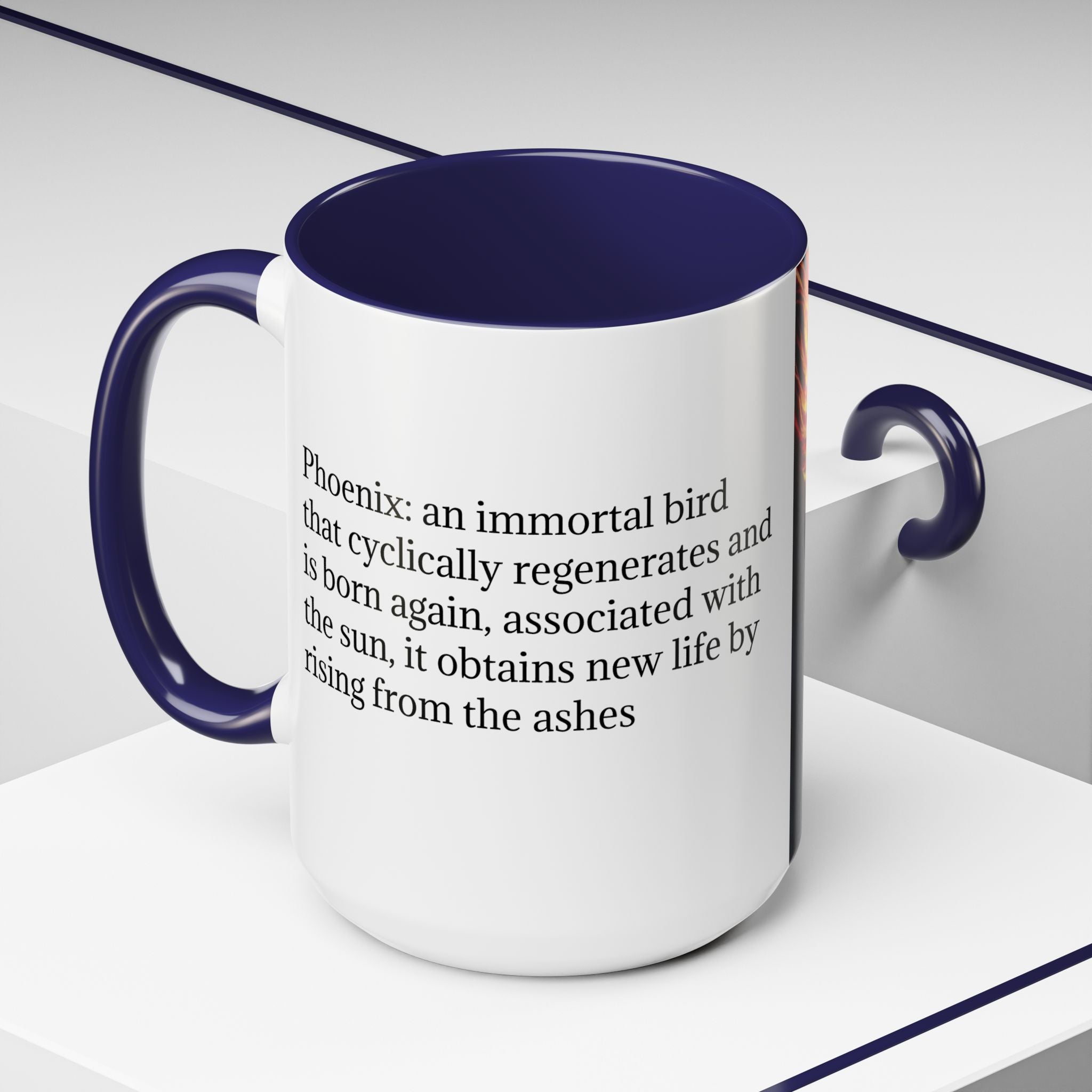 Phoenix Coffee Mug: Mythical Firebird Ceramic Cup, Fantasy Mug, Legendary Creature