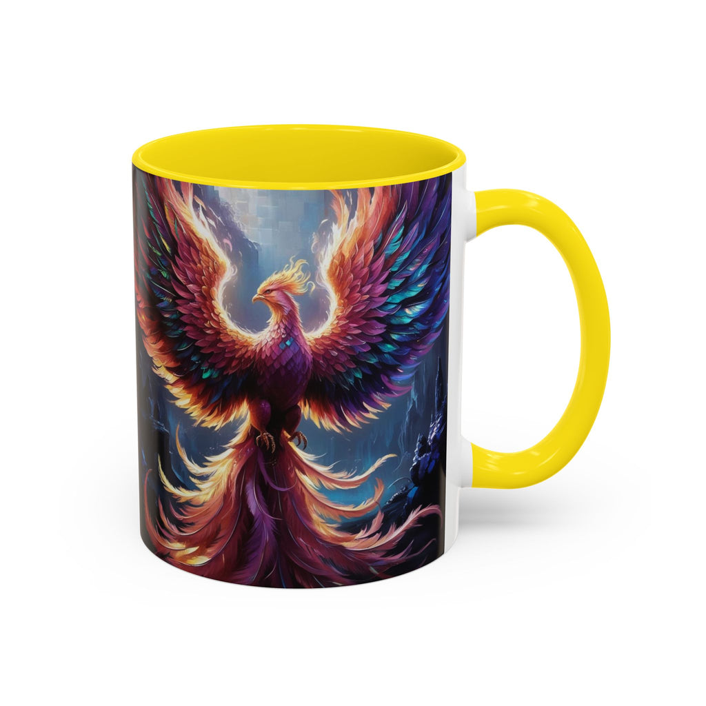 Phoenix Rising Coffee Mug: Firebird, Legendary Creature Coffee Cup, Gift for Women