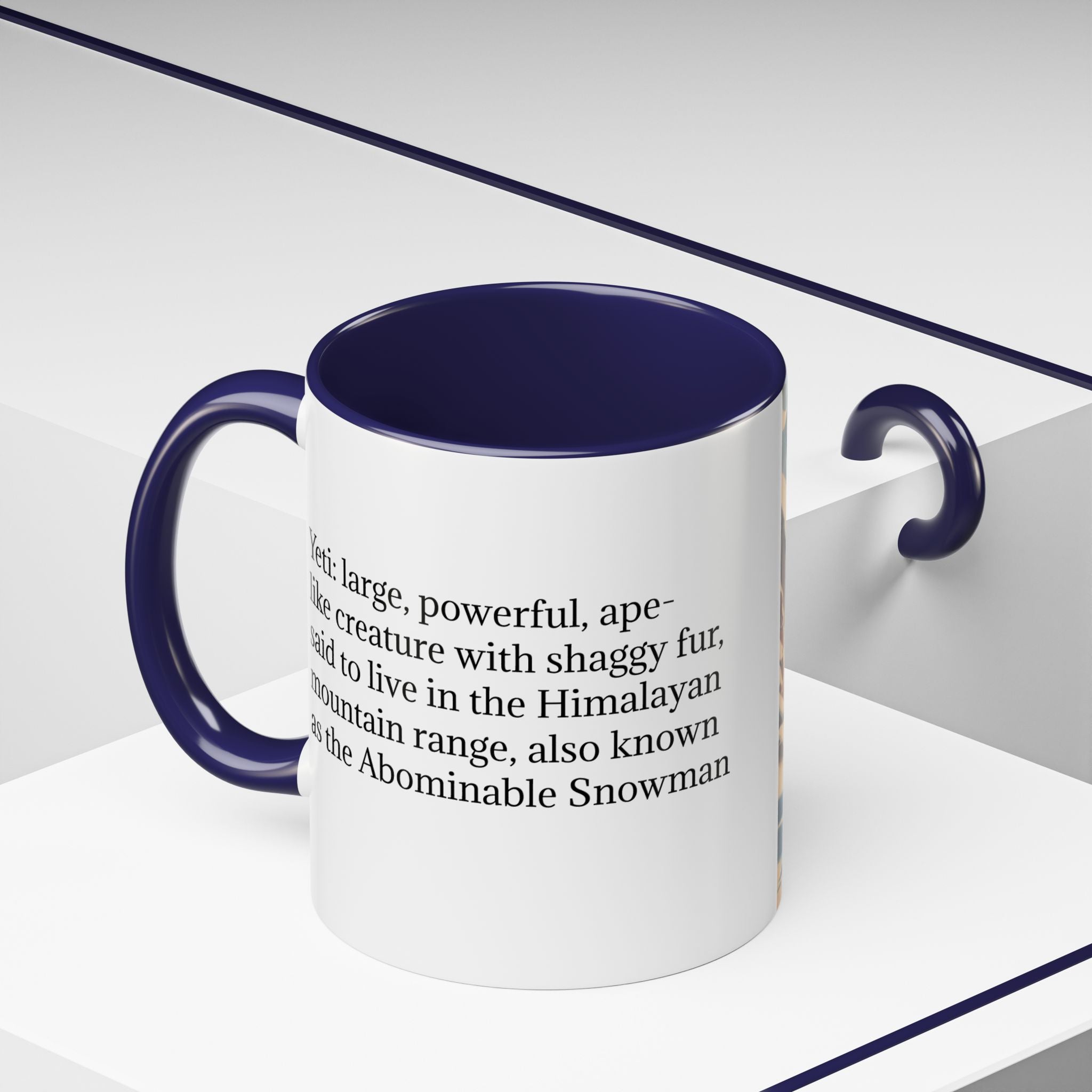 Abominable Snowman Coffee Mug: Himalayan Mountain Yeti, Mythical Creature, Sasquatch Gift