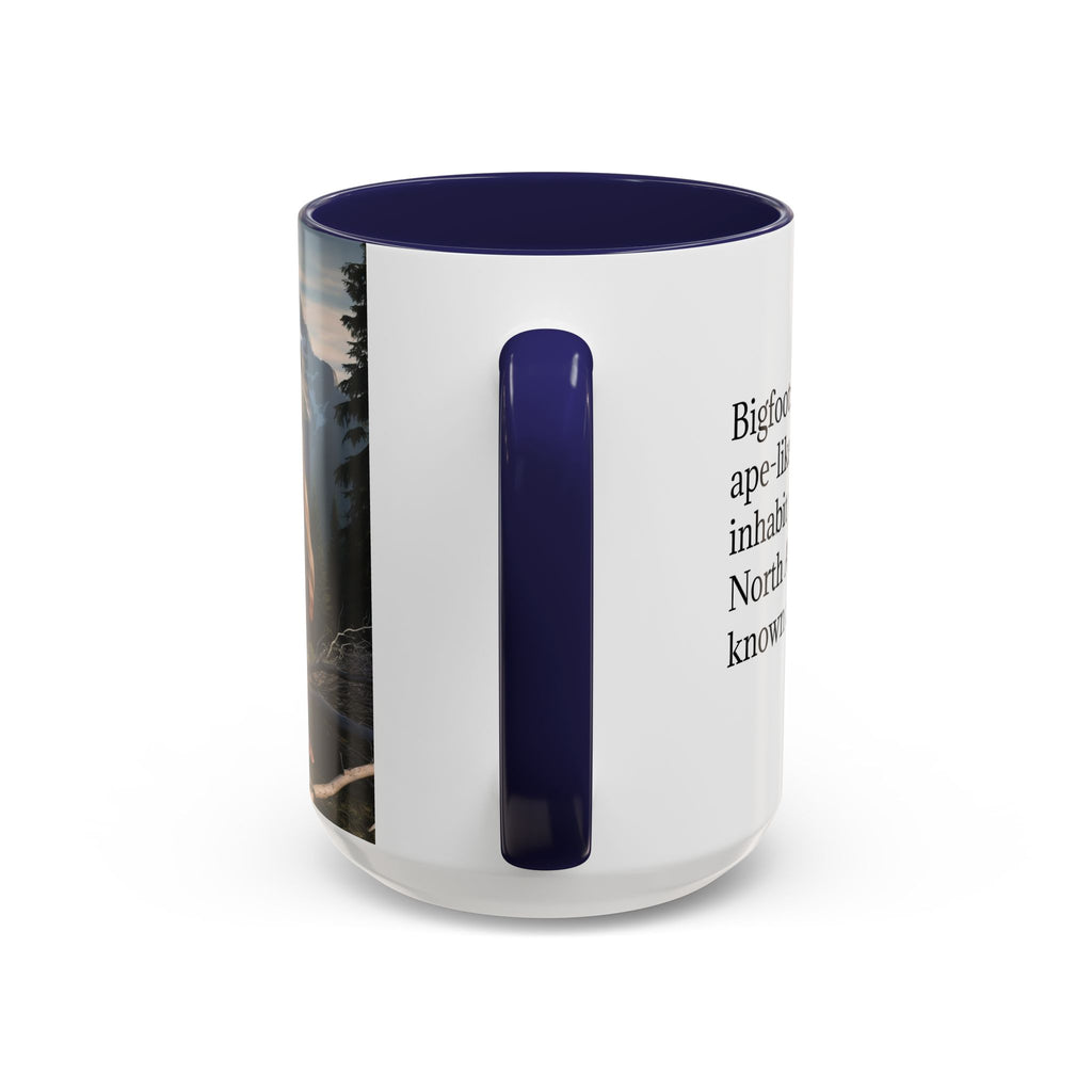 Bigfoot Mug: Sasquatch Coffee Cup, Mythical Creature, Camping Mugs for Men, Cryptozoology