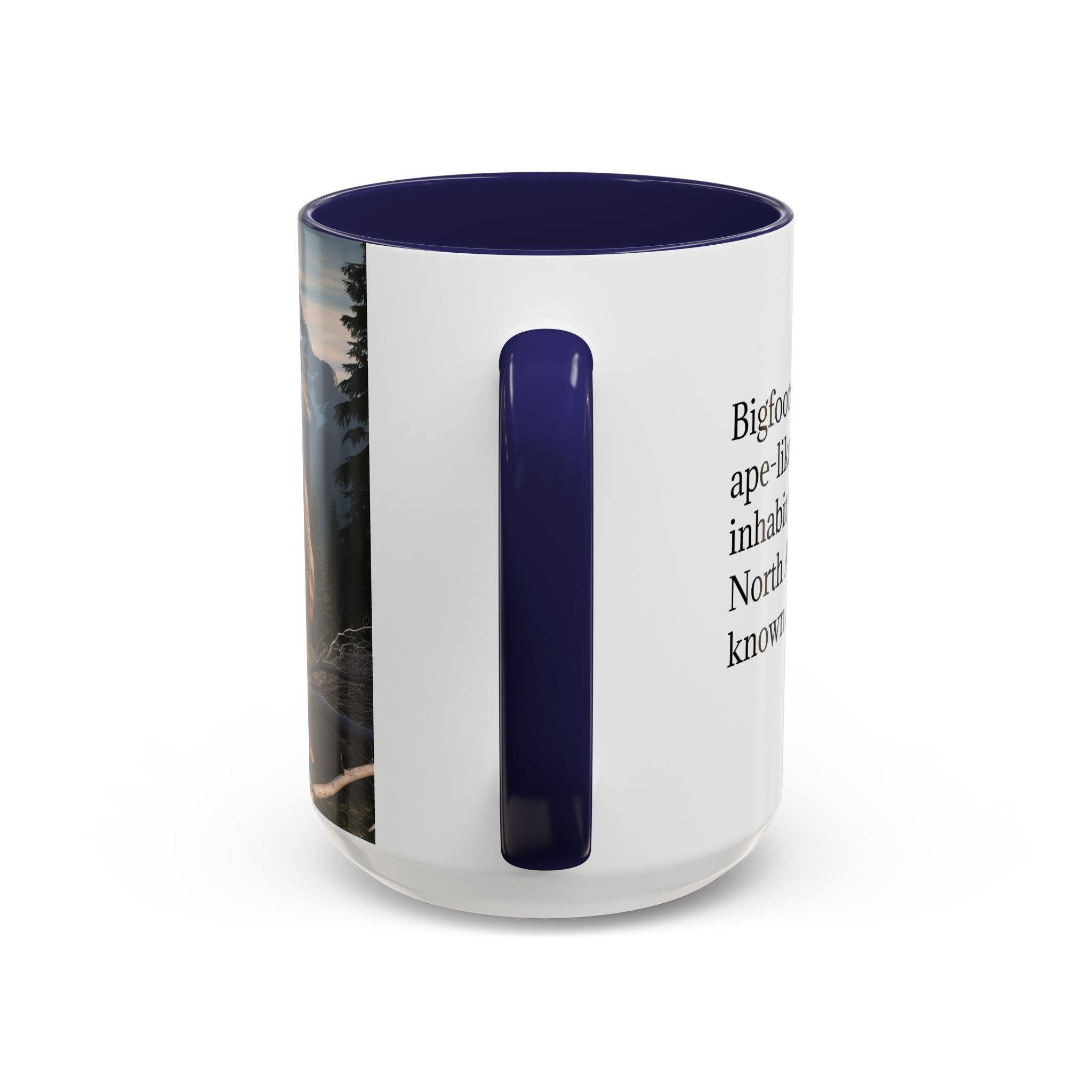 Bigfoot Mug: Sasquatch Coffee Cup, Mythical Creature, Camping Mugs for Men, Cryptozoology