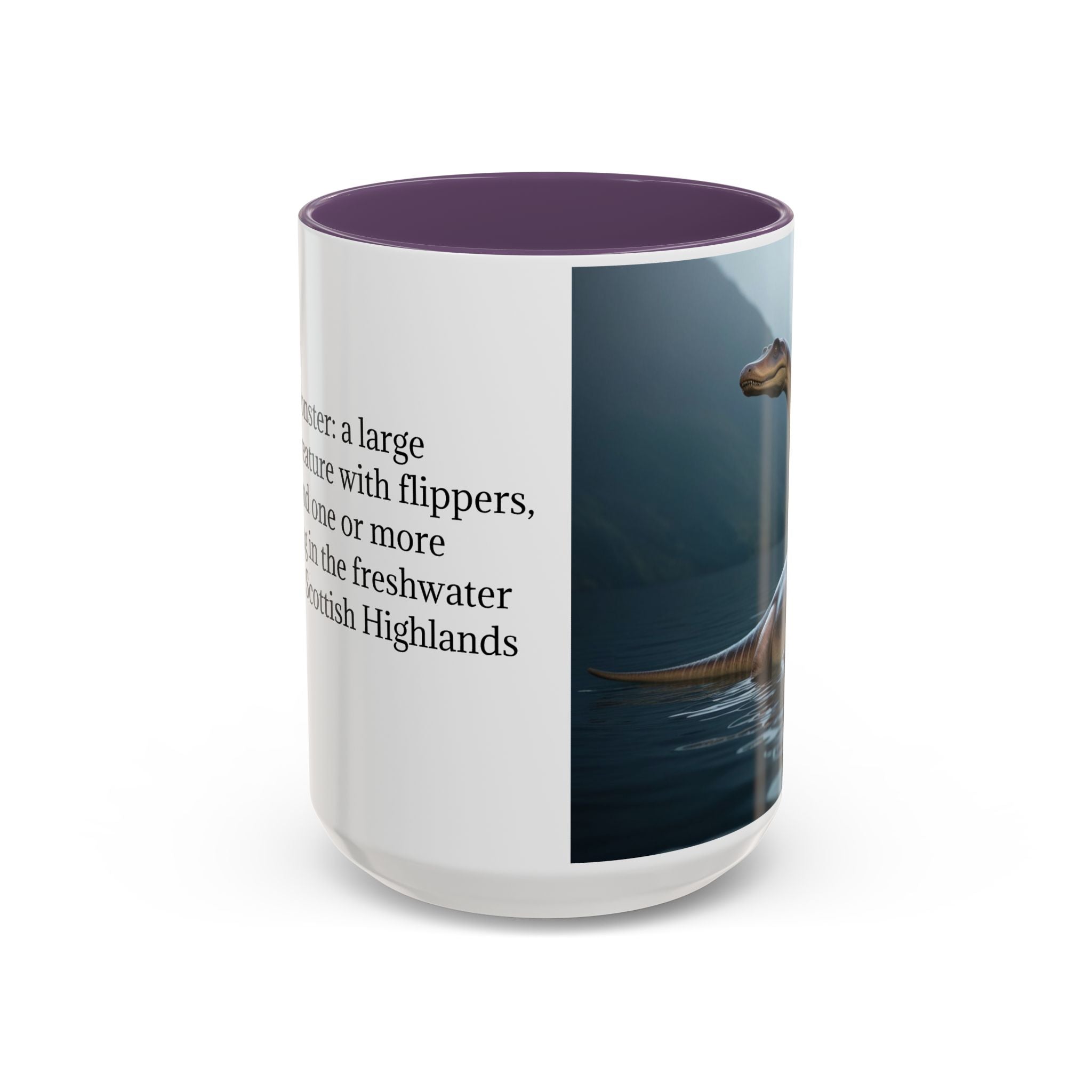 Loch Ness Monster Coffee Cup: Nessie Cryptid Gift, Scottish Sea Creature