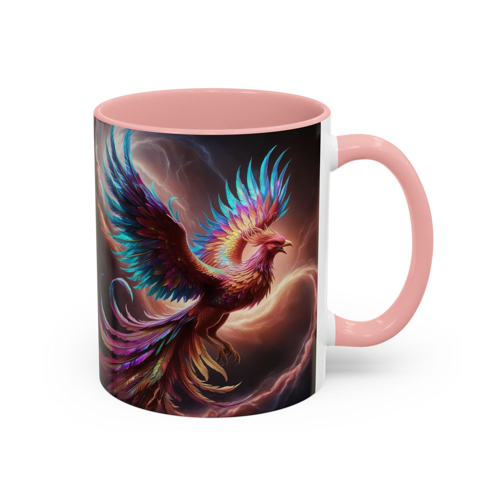 Phoenix Coffee Mug: Legendary Creature, Firebird Cryptid Coffee Cup, Renewal Rebirth