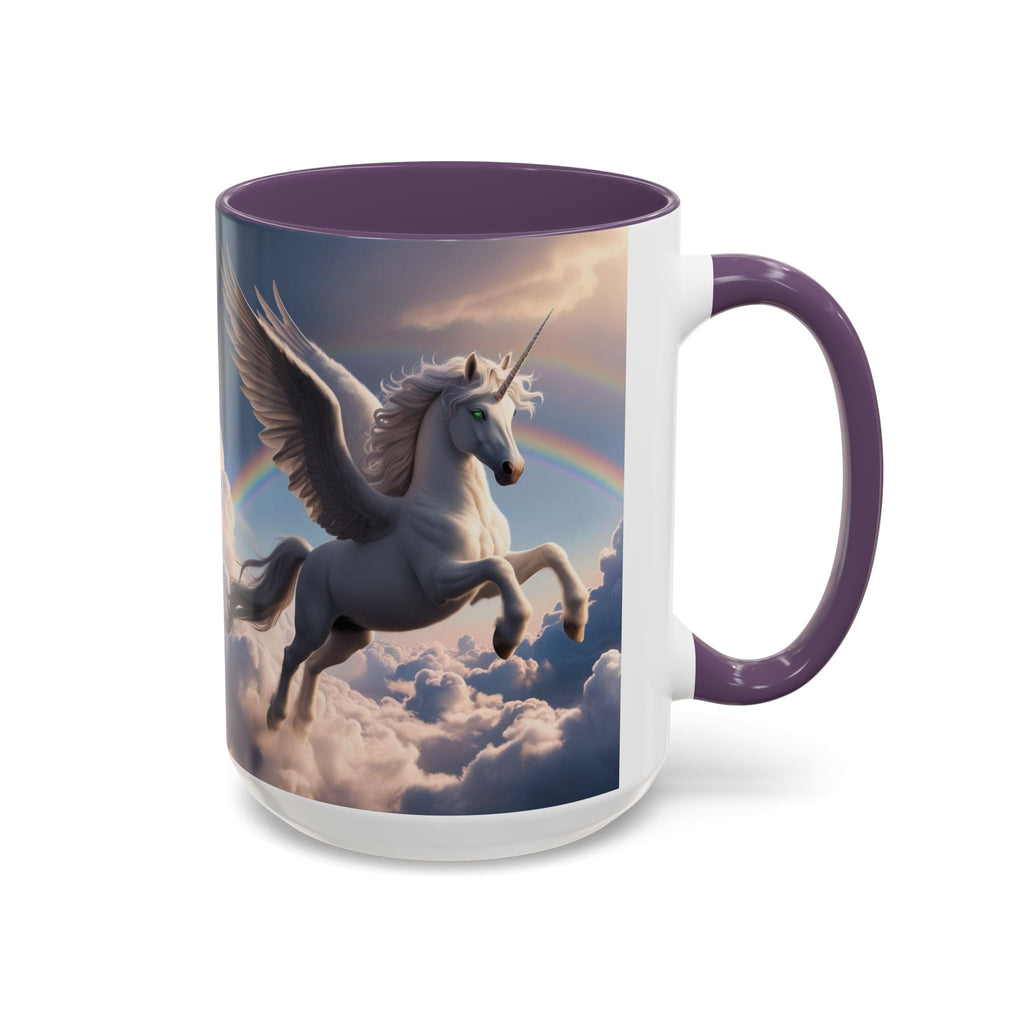 Unicorn Coffee Mug: Enchanted Alicorn, Mythical Creature, Fairytale Gift (Pink)