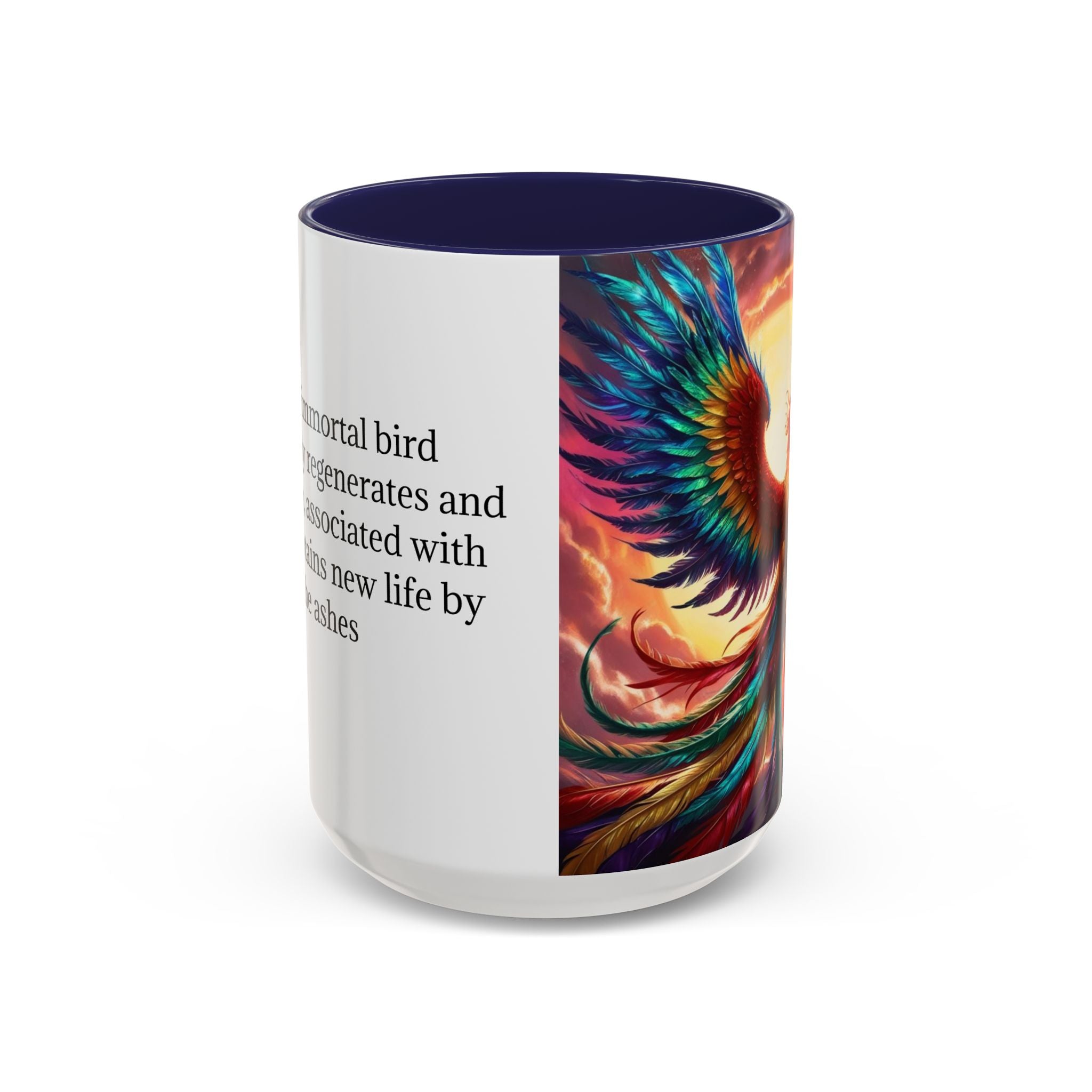 Phoenix Bird Coffee Cup: Mythical Creature, Firebird Coffee Mug, Rise from the Ashes