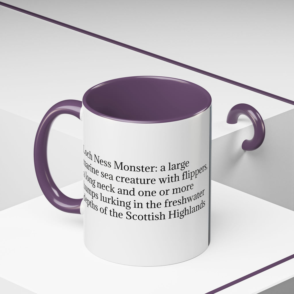 Loch Ness Monster Coffee Cup: Nessie Cryptid Gift, Scottish Sea Creature