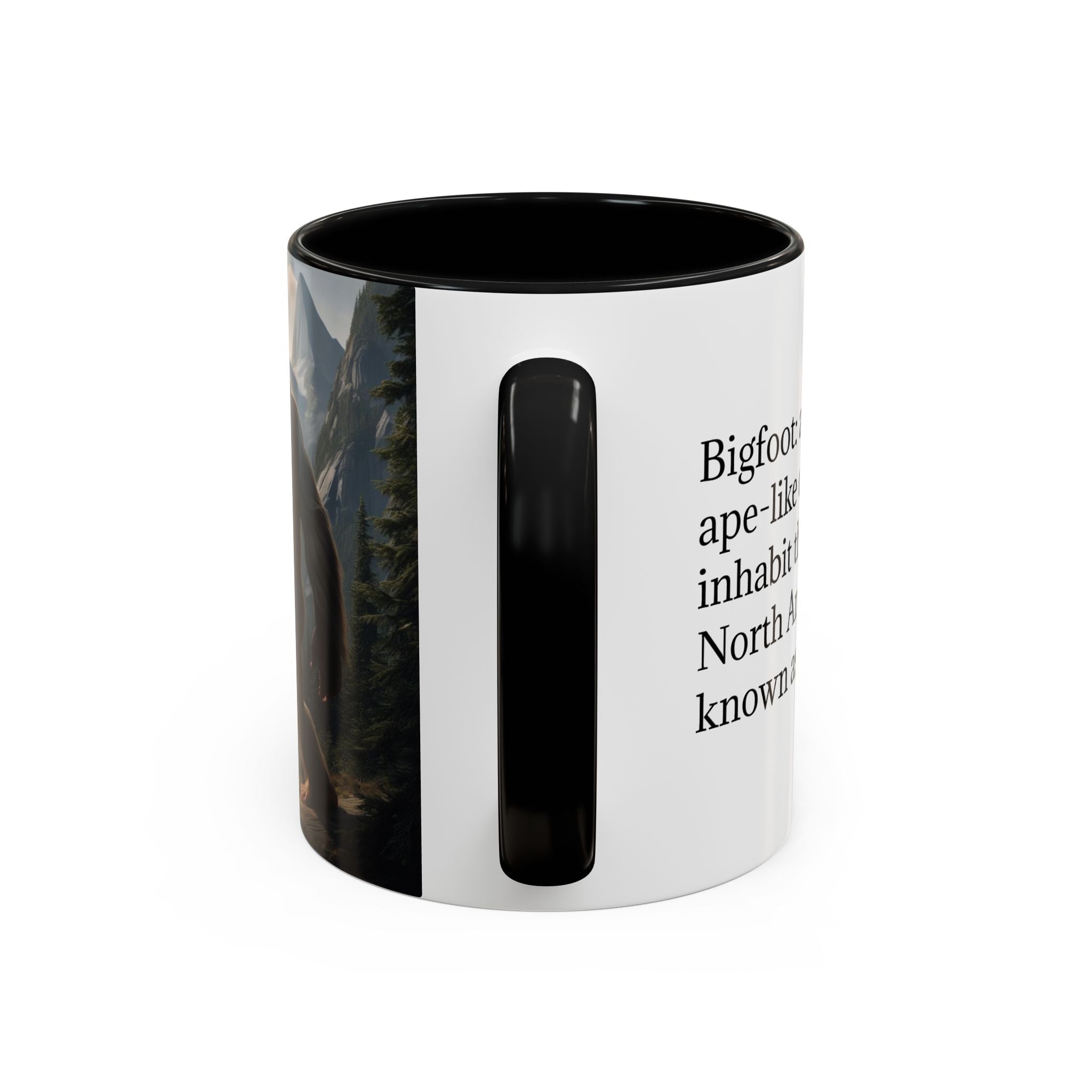Bigfoot Coffee Mug: Sasquatch, Mythical Creature, Pacific Northwest Cryptid
