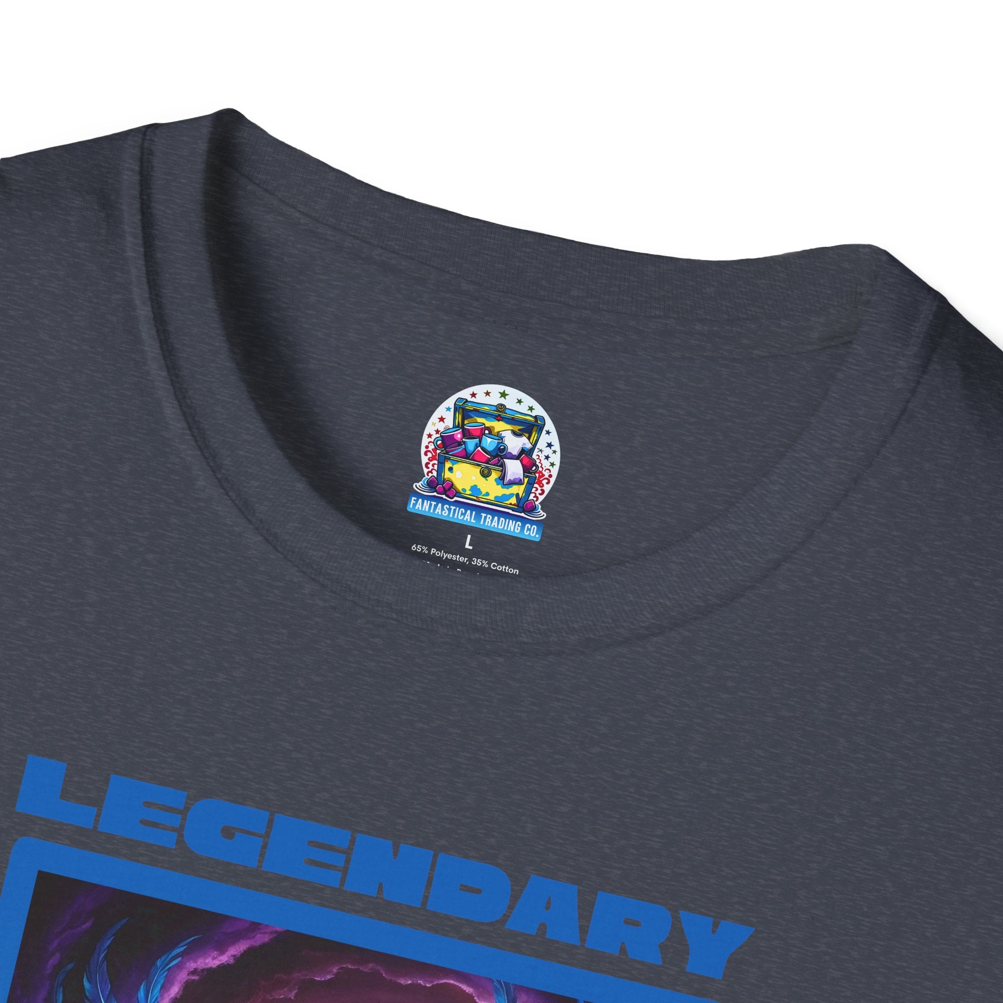 Phoenix Shirt: Rise from the Ashes, Soft Cotton T-Shirt, Legendary Graphic Tee (Blue)