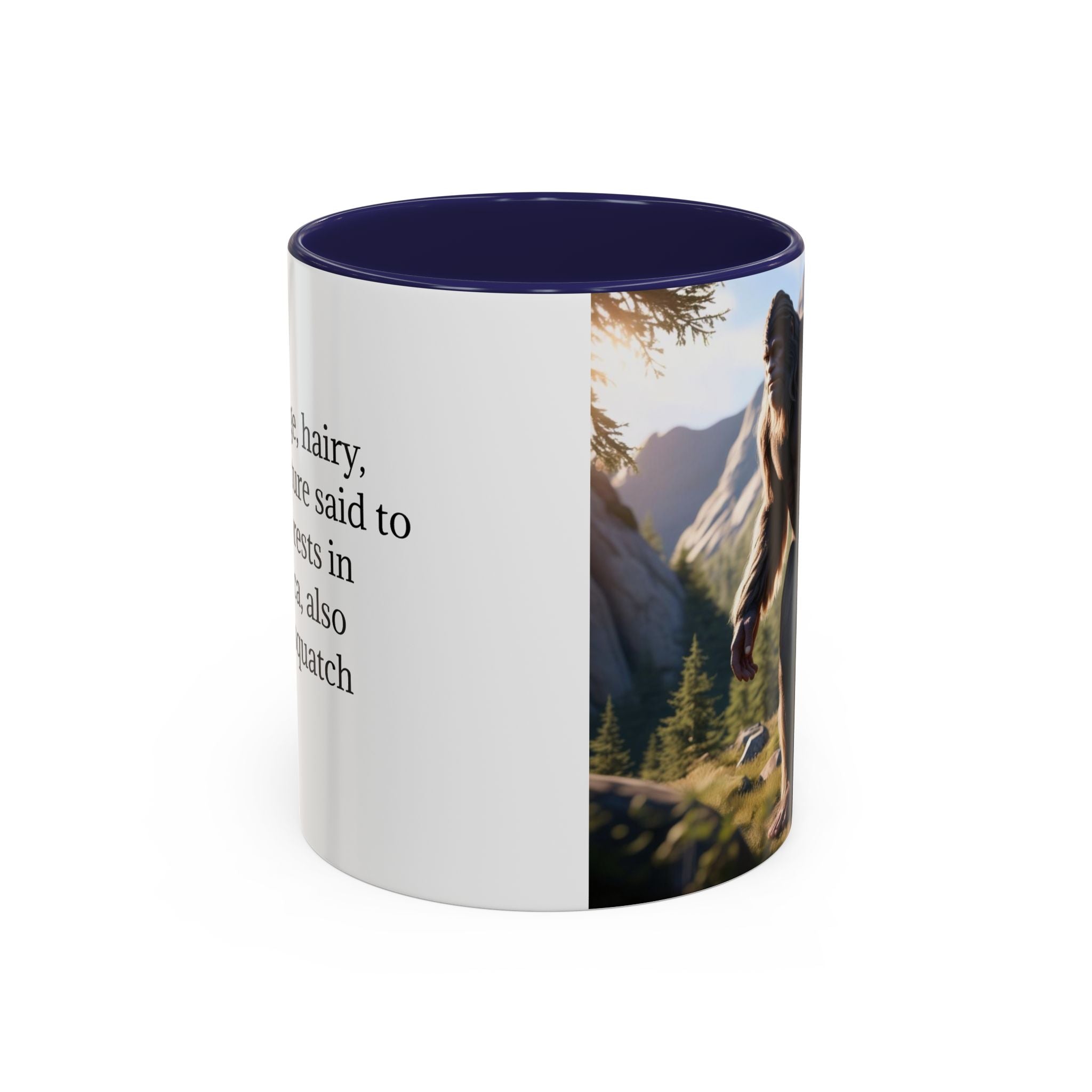 Bigfoot Coffee Cup: Sasquatch Coffee Mug, Pacific Northwest Cryptid, Mythical Creature