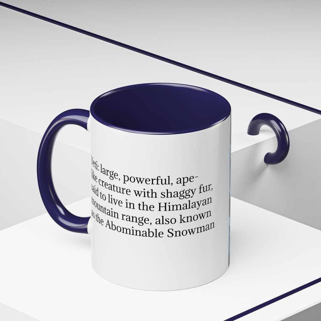 Yeti Coffee Mug: Abominable Snowman, Sasquatch Camping Gift, Himalayan Mountain Cryptid