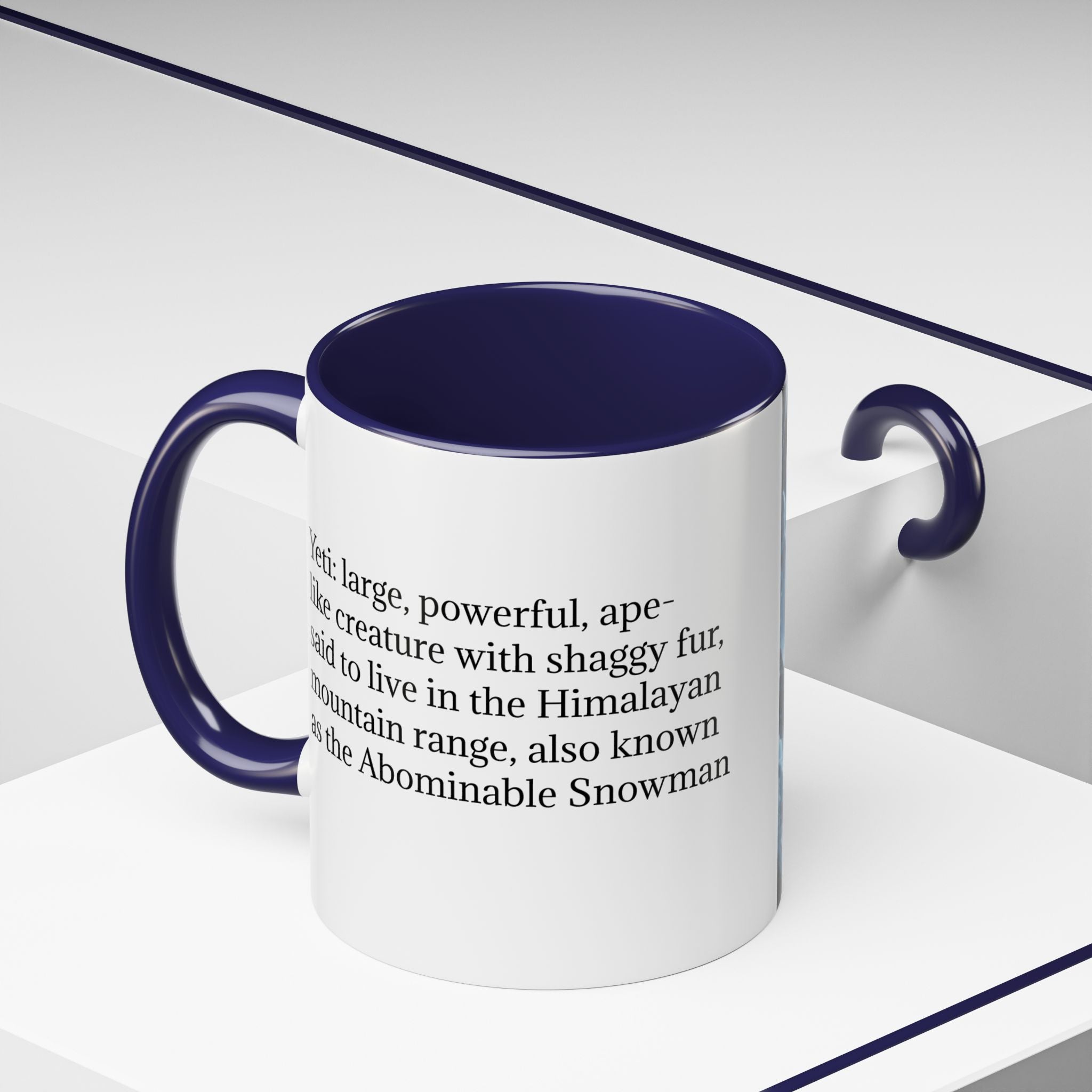Yeti Coffee Mug: Abominable Snowman, Sasquatch Camping Gift, Himalayan Mountain Cryptid