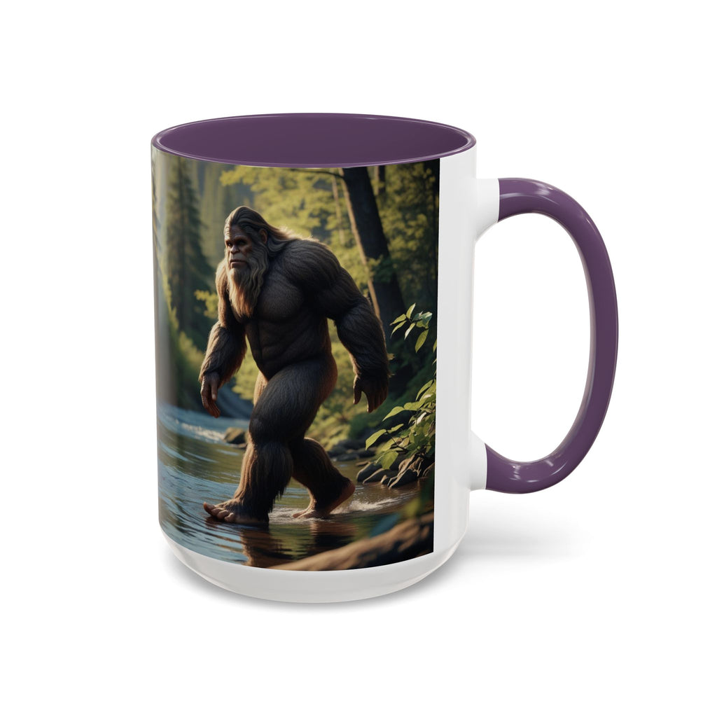Bigfoot Coffee Mug: Sasquatch, Forest Cryptid, Mythical Creature, Camping Gift