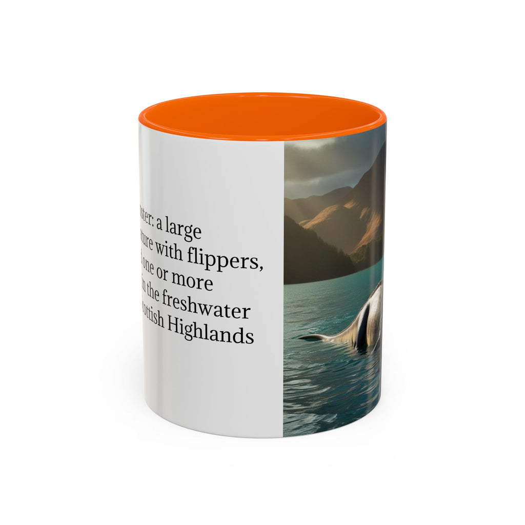 Loch Ness Monster Coffee Mug: Nessie Cryptid Gift, Scottish Sea Creature