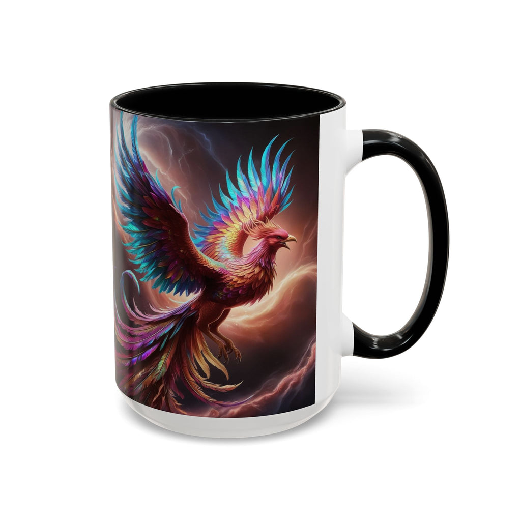 Phoenix Coffee Mug: Legendary Creature, Firebird Cryptid Coffee Cup, Renewal Rebirth