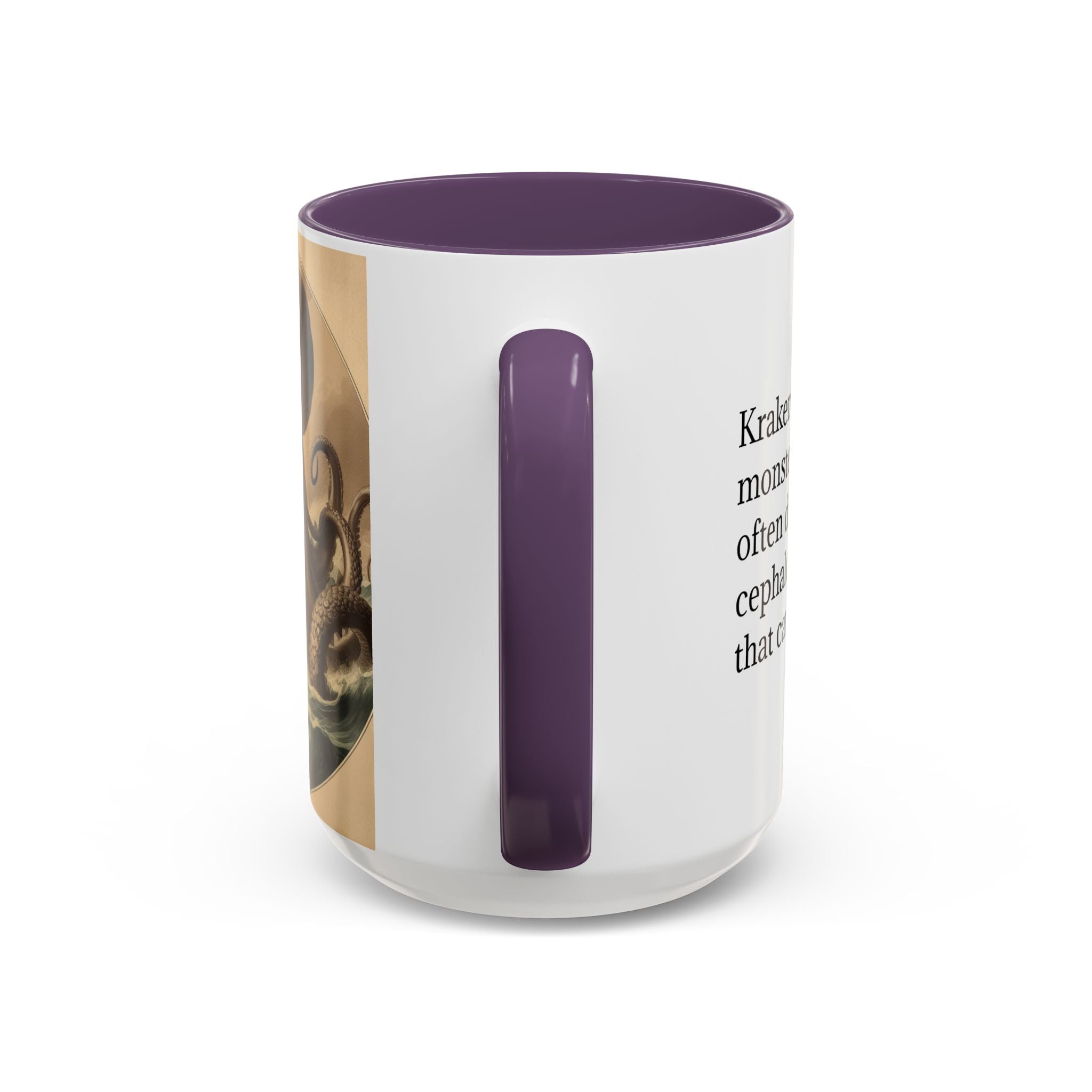 Kraken Coffee Cup: Giant Squid Coffee Mug, Mugs for Men, Mythical Creature