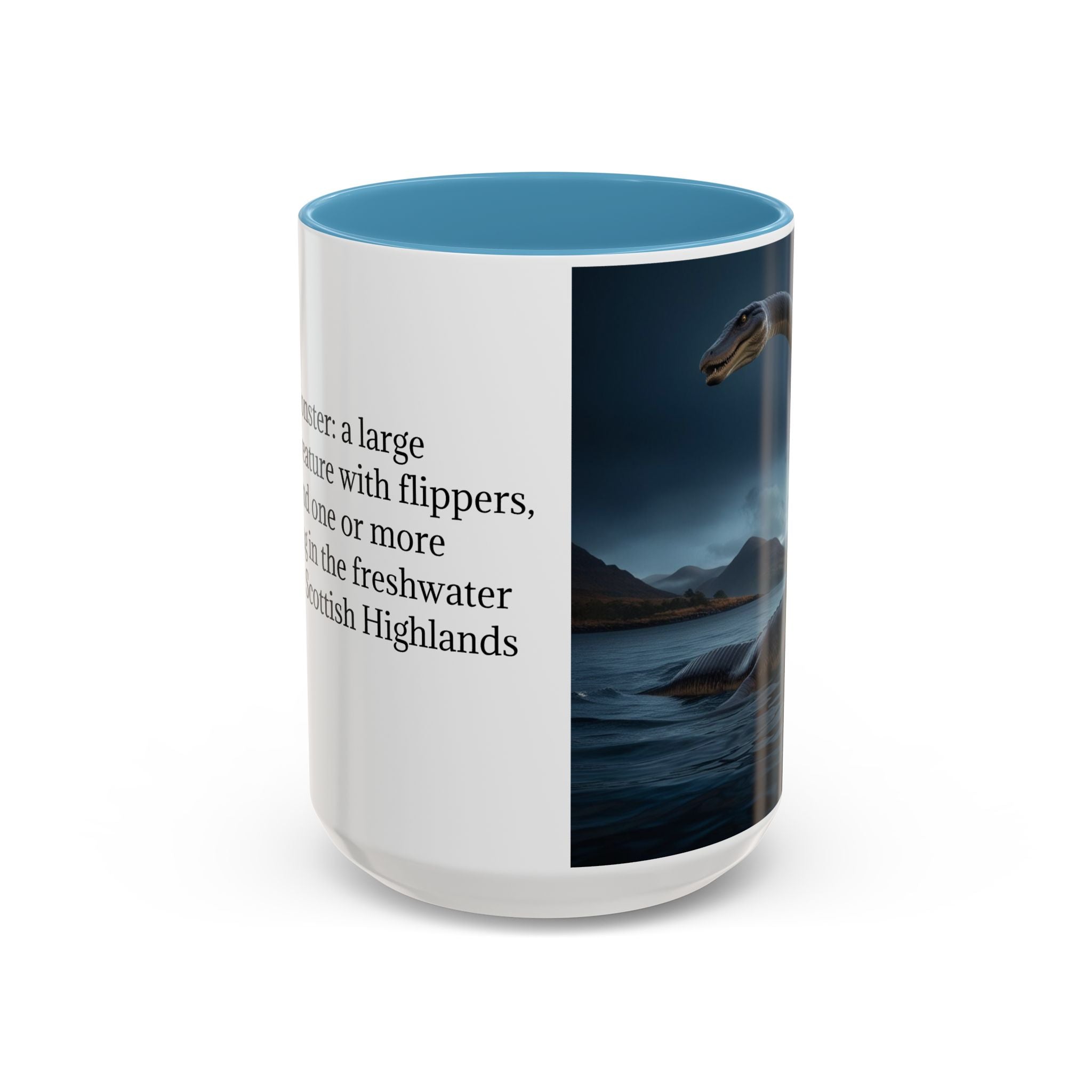 Loch Ness Monster: Nessie Coffee Cup, Legendary Sea Creature, Plesiosaurus Gift