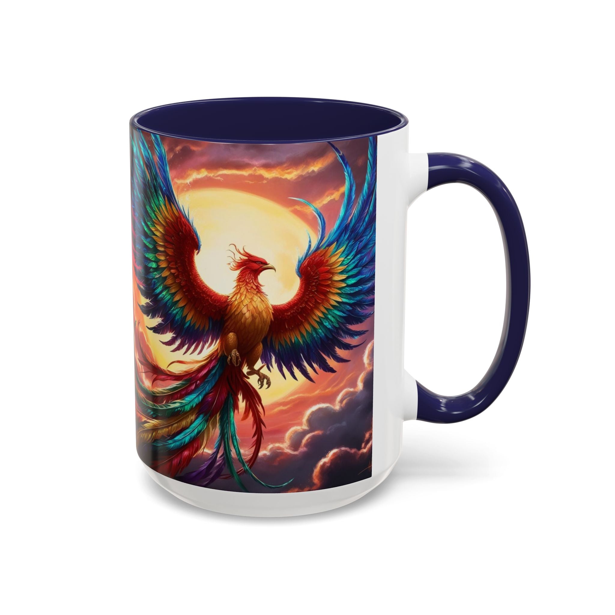 Phoenix Bird Coffee Cup: Mythical Creature, Firebird Coffee Mug, Rise from the Ashes